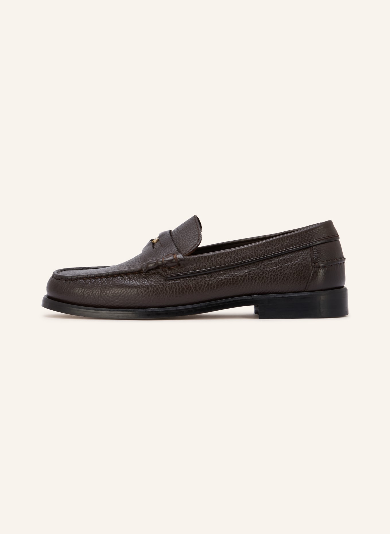 TOMMY HILFIGER Loafers à barrette: MARRON FONCÉ