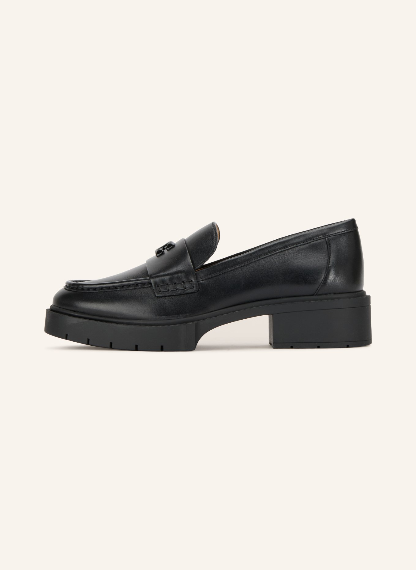 COACH Loafers LEAH: ZWART