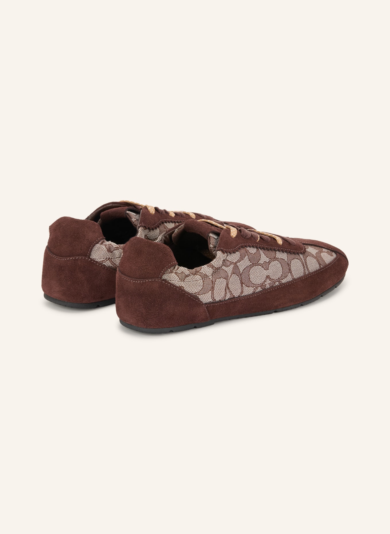COACH Sneakers: MARRON FONCÉ / BEIGE