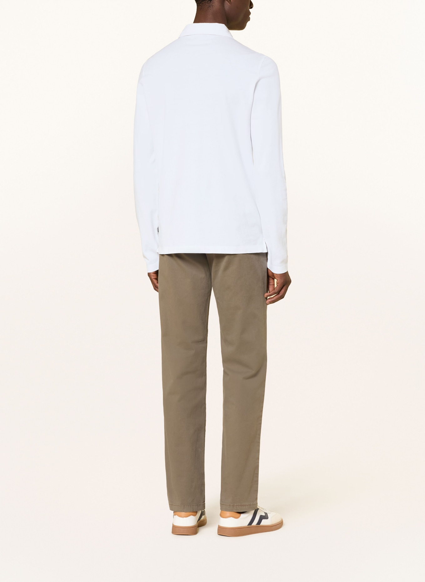 MAERZ MUENCHEN Piqué polo shirt: WHITE