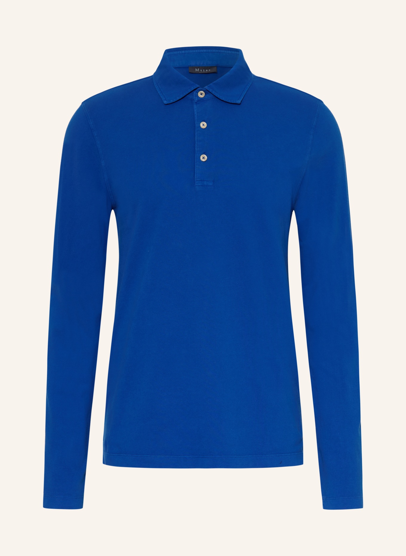 MAERZ MUENCHEN Piqué polo shirt: BLUE