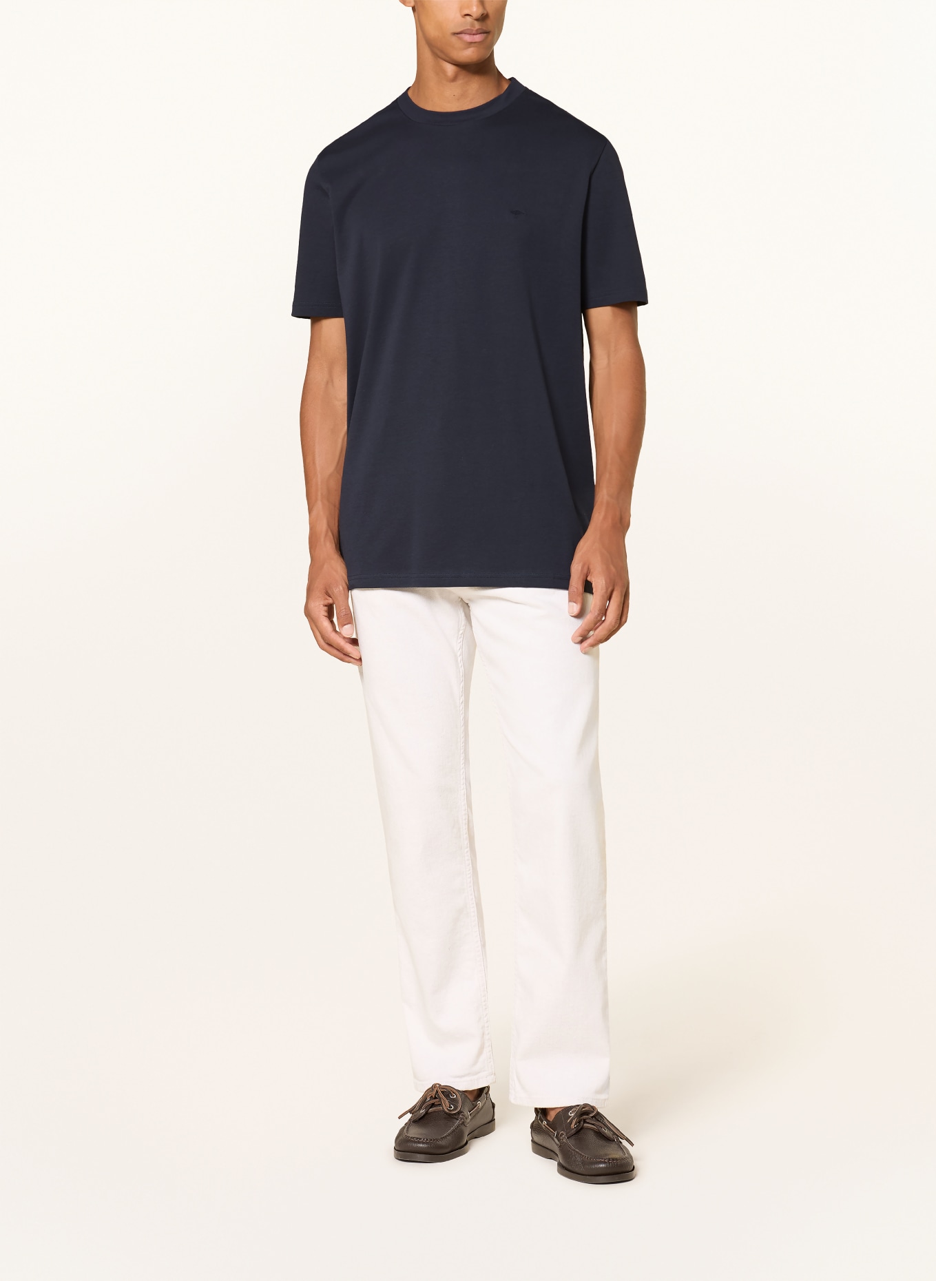 FYNCH-HATTON T-shirt: BLEU FONCÉ