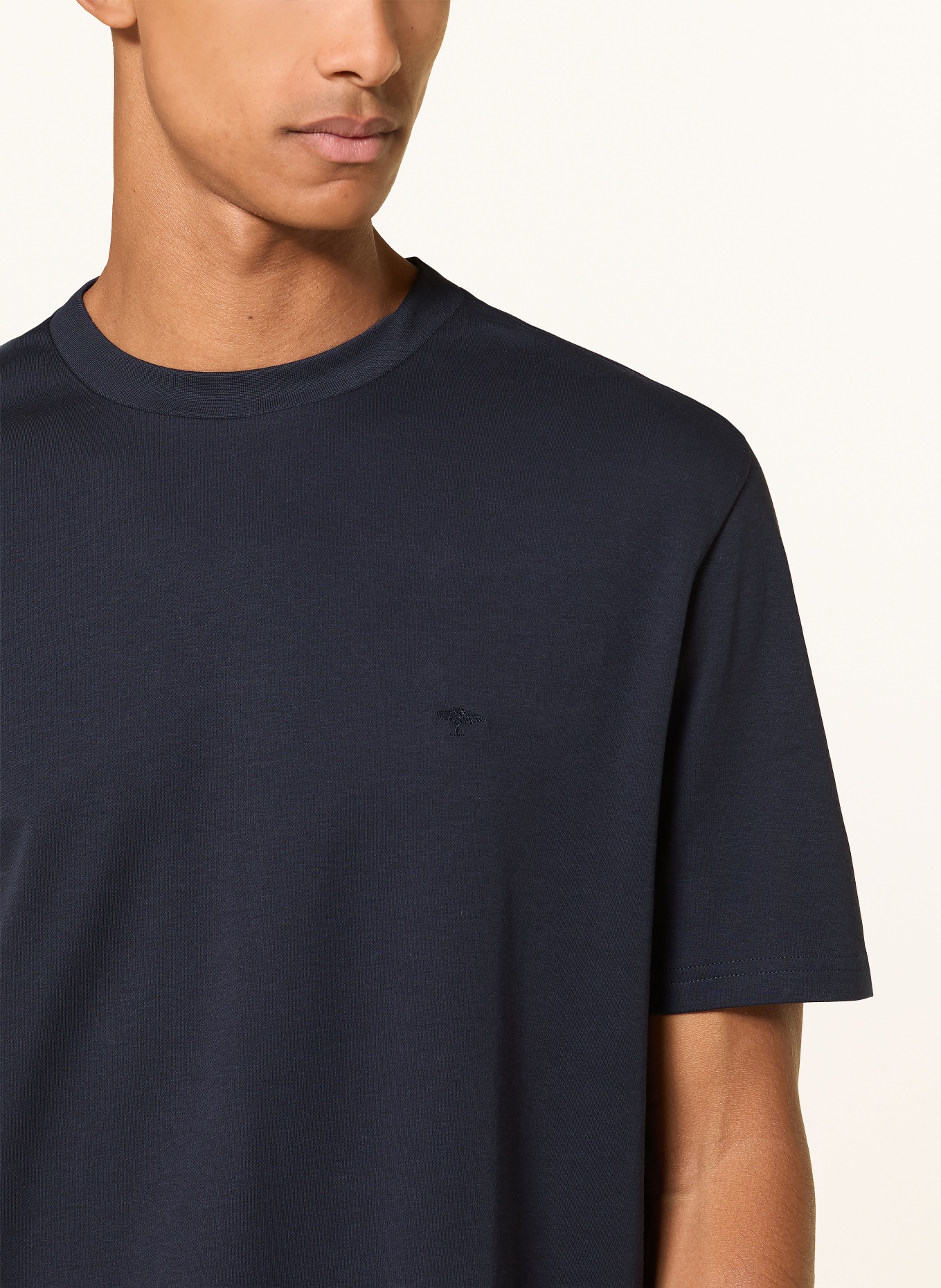 FYNCH-HATTON T-shirt: BLEU FONCÉ