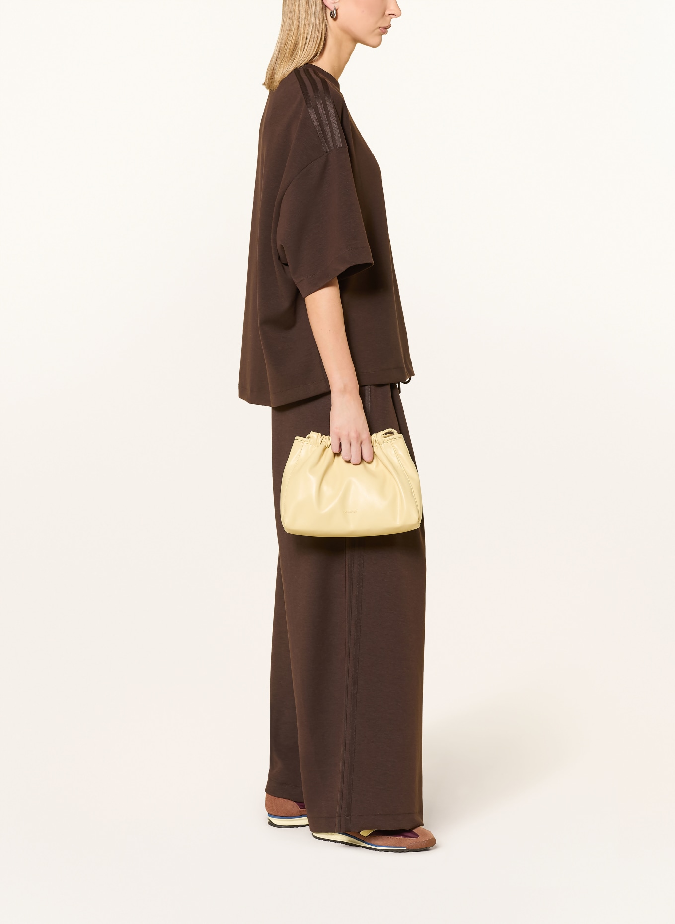 adidas Originals Sweatpants WIDE LEG: DUNKELBRAUN