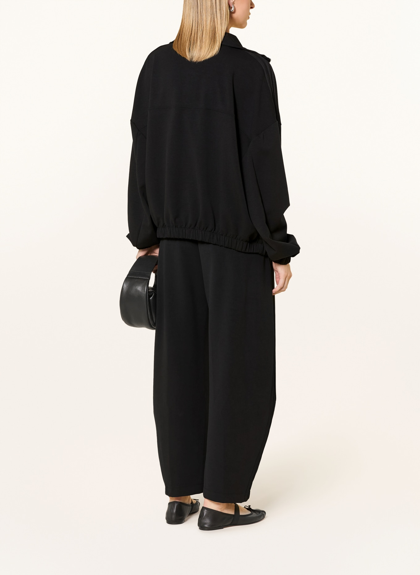 adidas Originals Full-zip sweatshirt: BLACK
