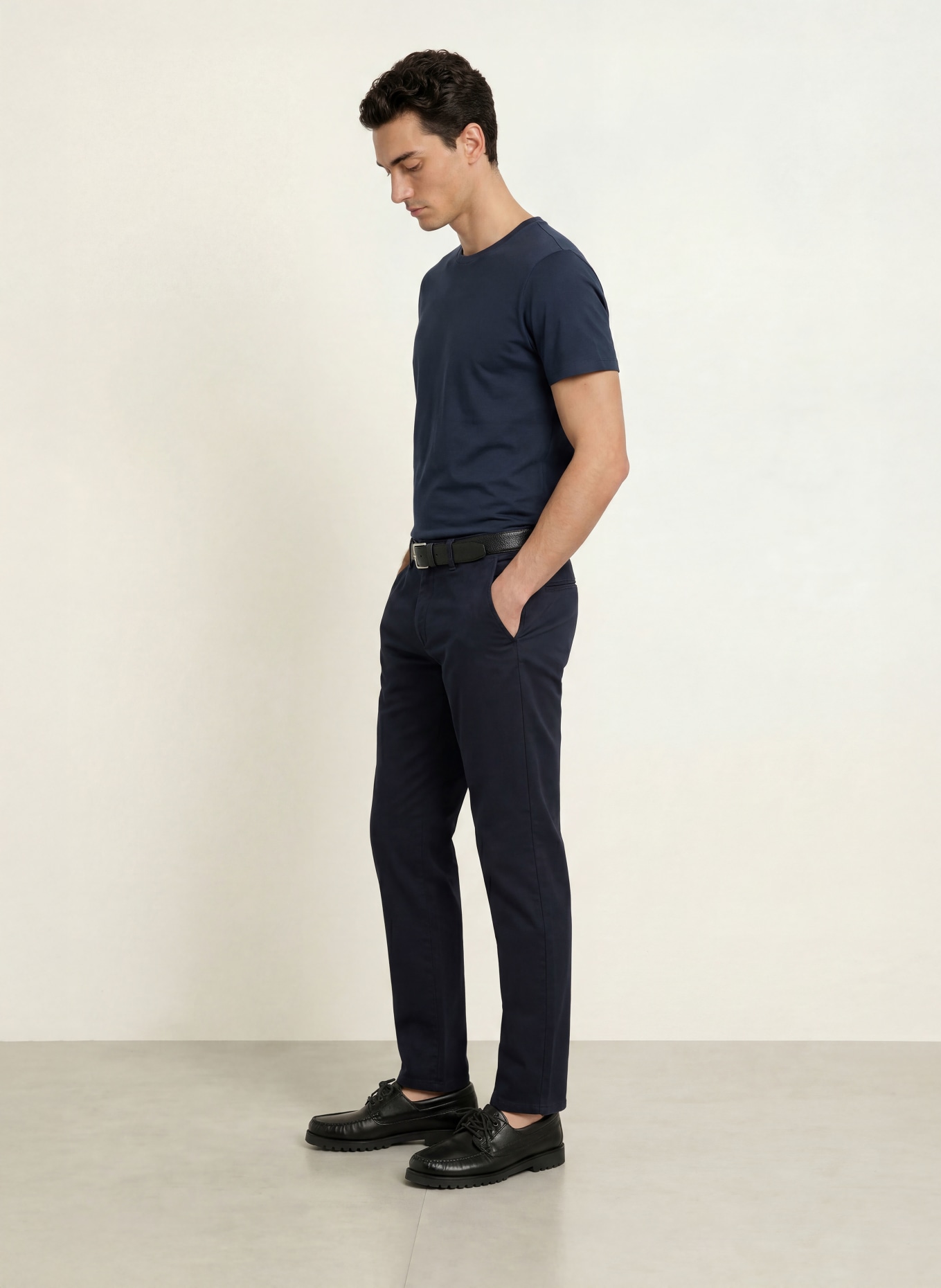 HACKETT LONDON T-shirt: GRANATOWY