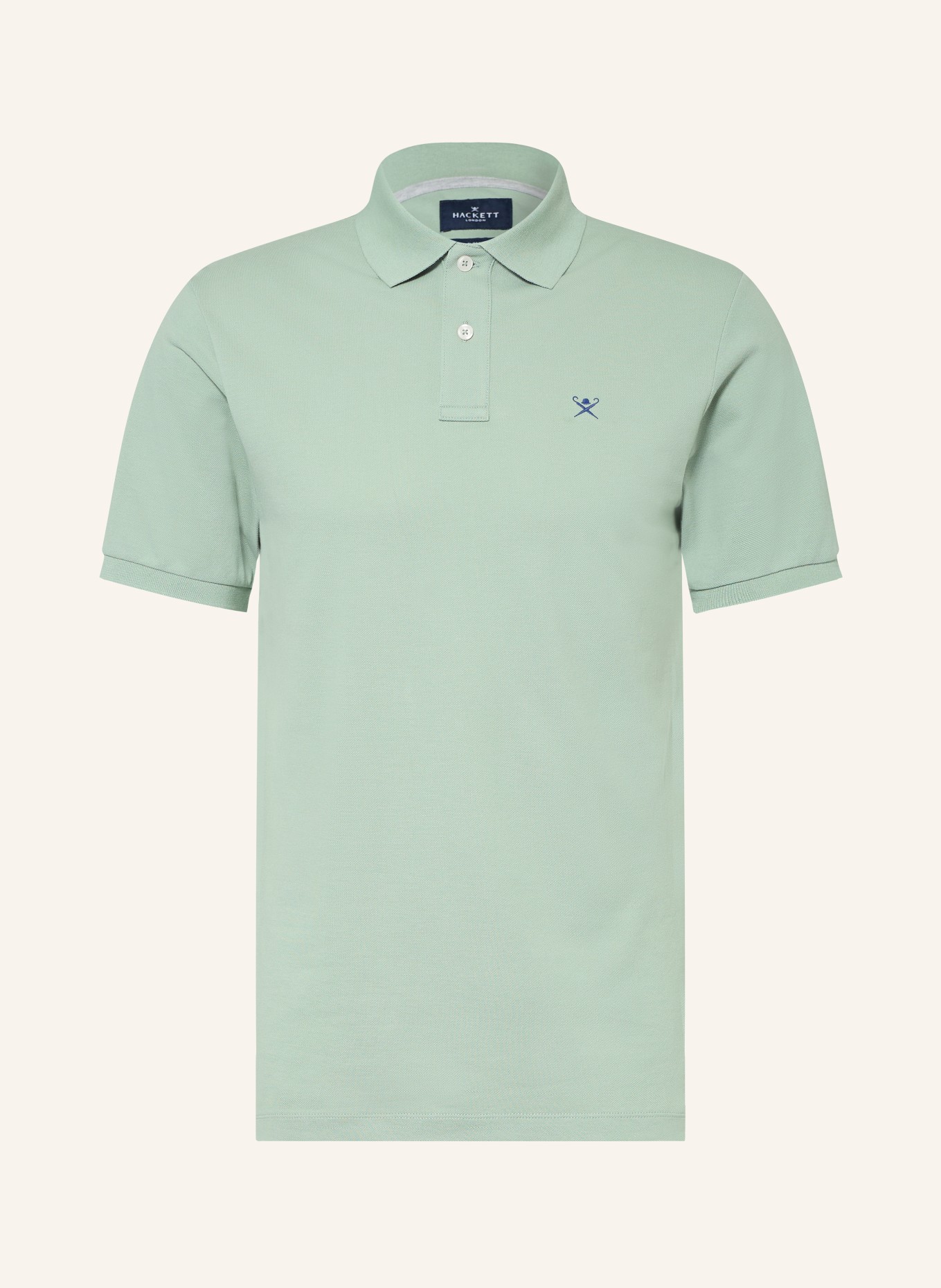 HACKETT LONDON Koszulka polo Piqué, krój slim fit: MIĘTOWY
