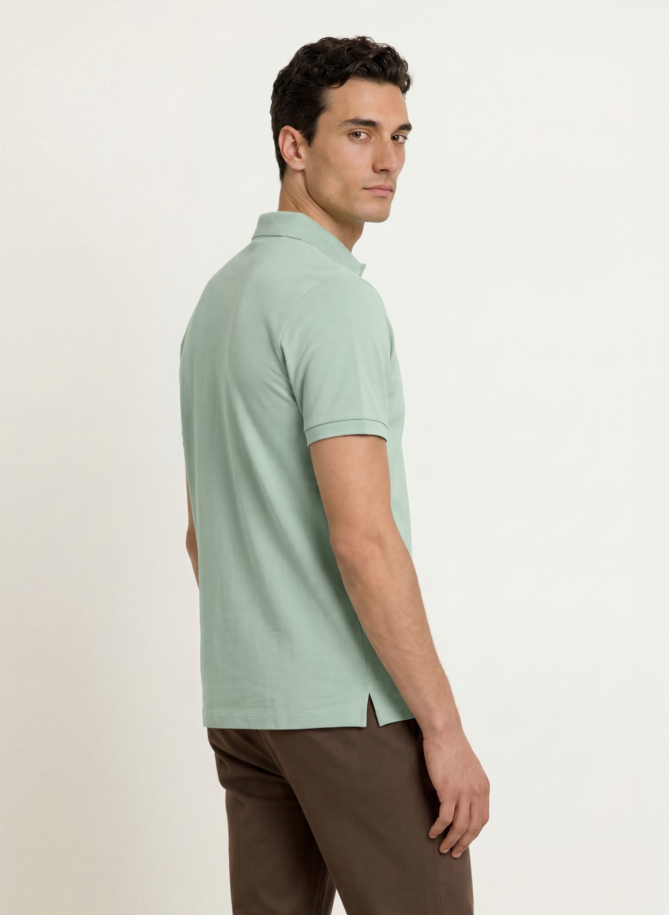 HACKETT LONDON Koszulka polo Piqué, krój slim fit: MIĘTOWY