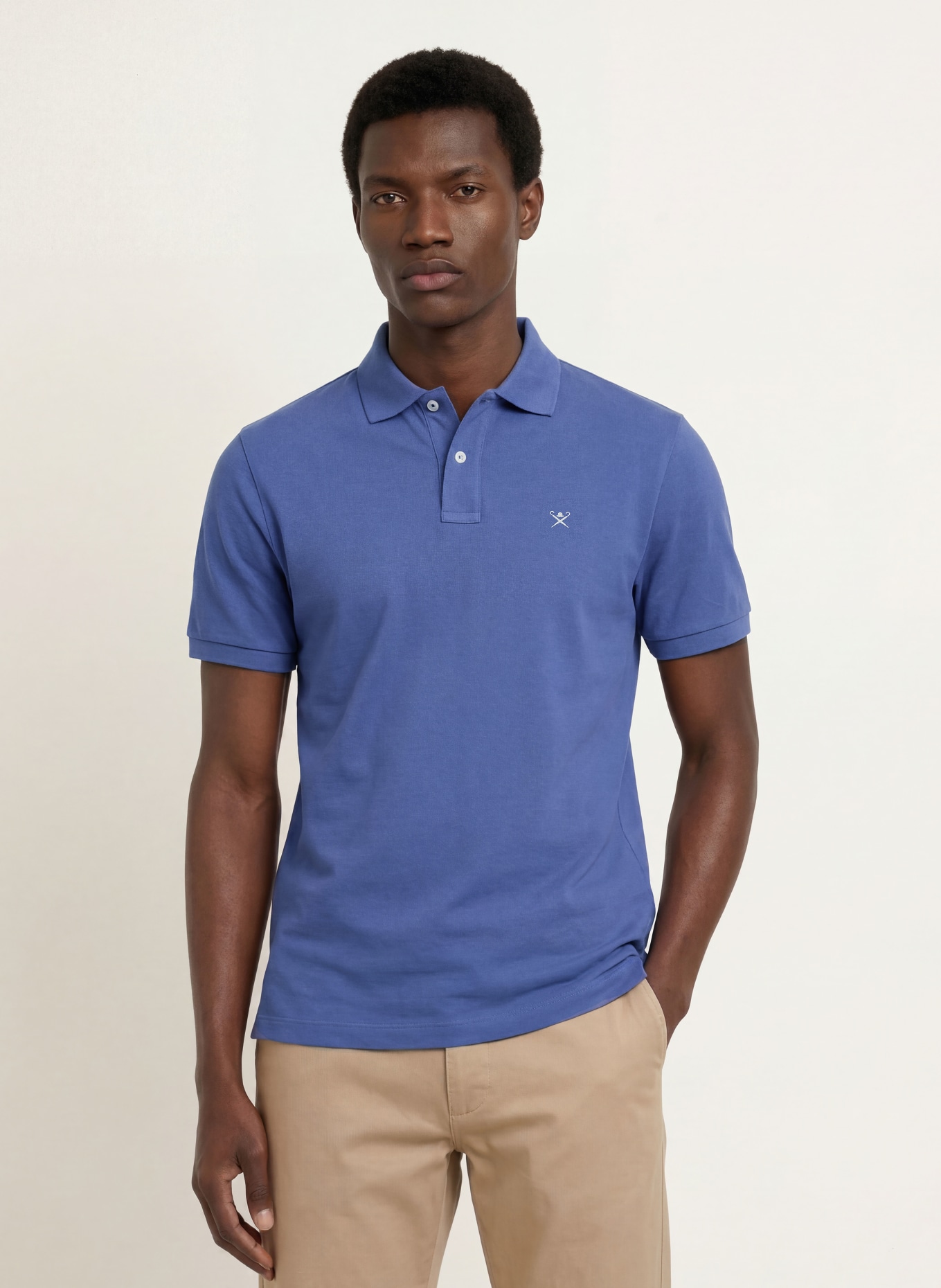 HACKETT LONDON Koszulka polo Piqué, krój slim fit: JASNONIEBIESKI