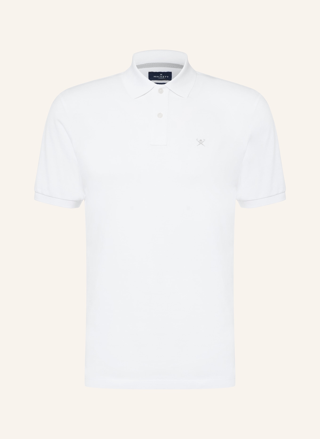HACKETT LONDON Koszulka polo Piqué, krój slim fit: BIAŁY