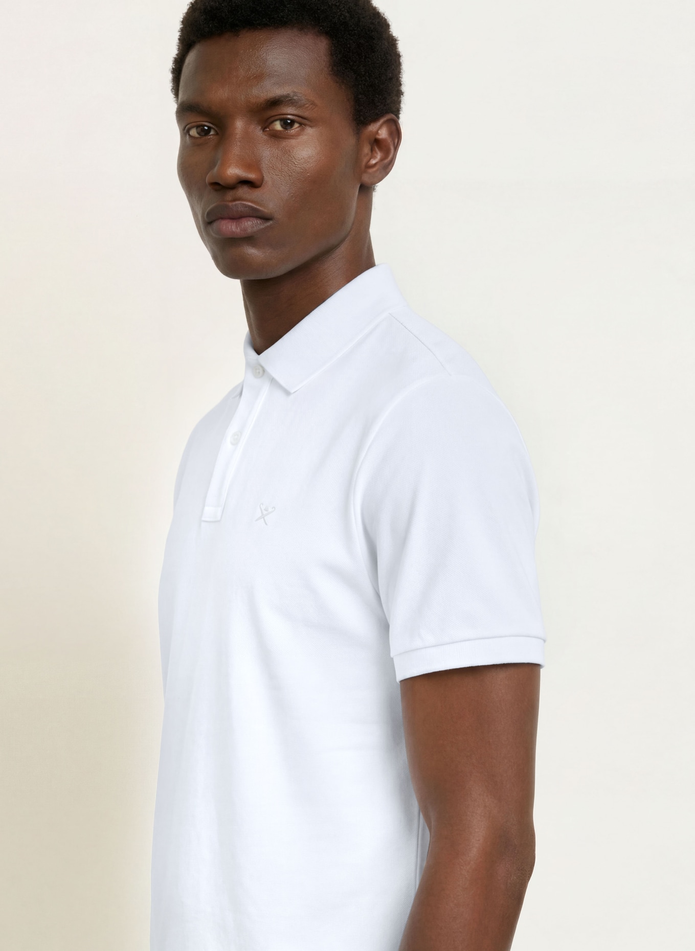 HACKETT LONDON Koszulka polo Piqué, krój slim fit: BIAŁY