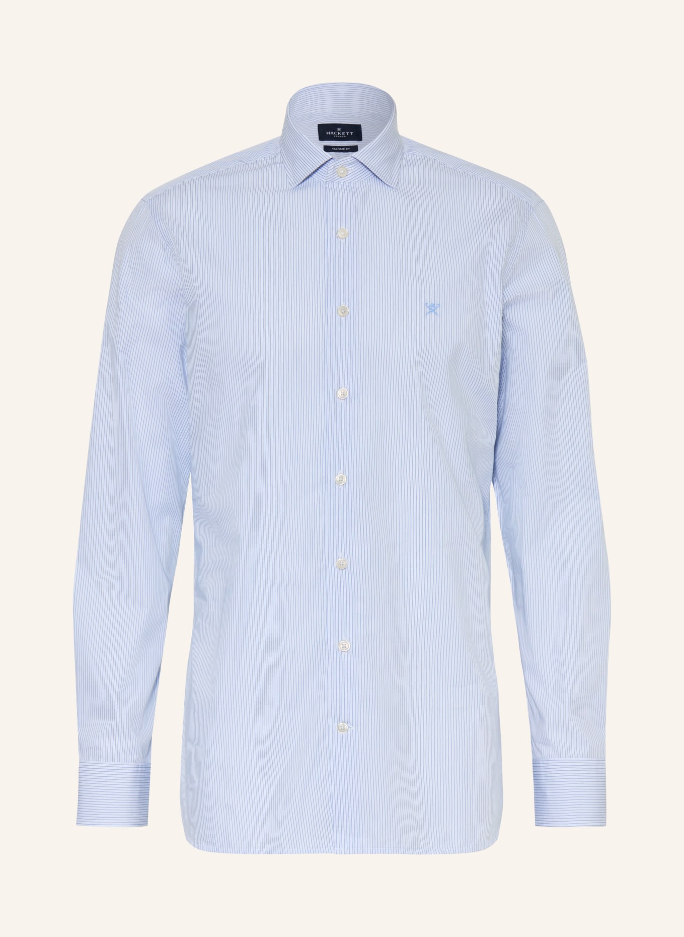 HACKETT LONDON Koszula o kroju Tailored Fit: JASNONIEBIESKI / GRANATOWY / NIEBIESKI