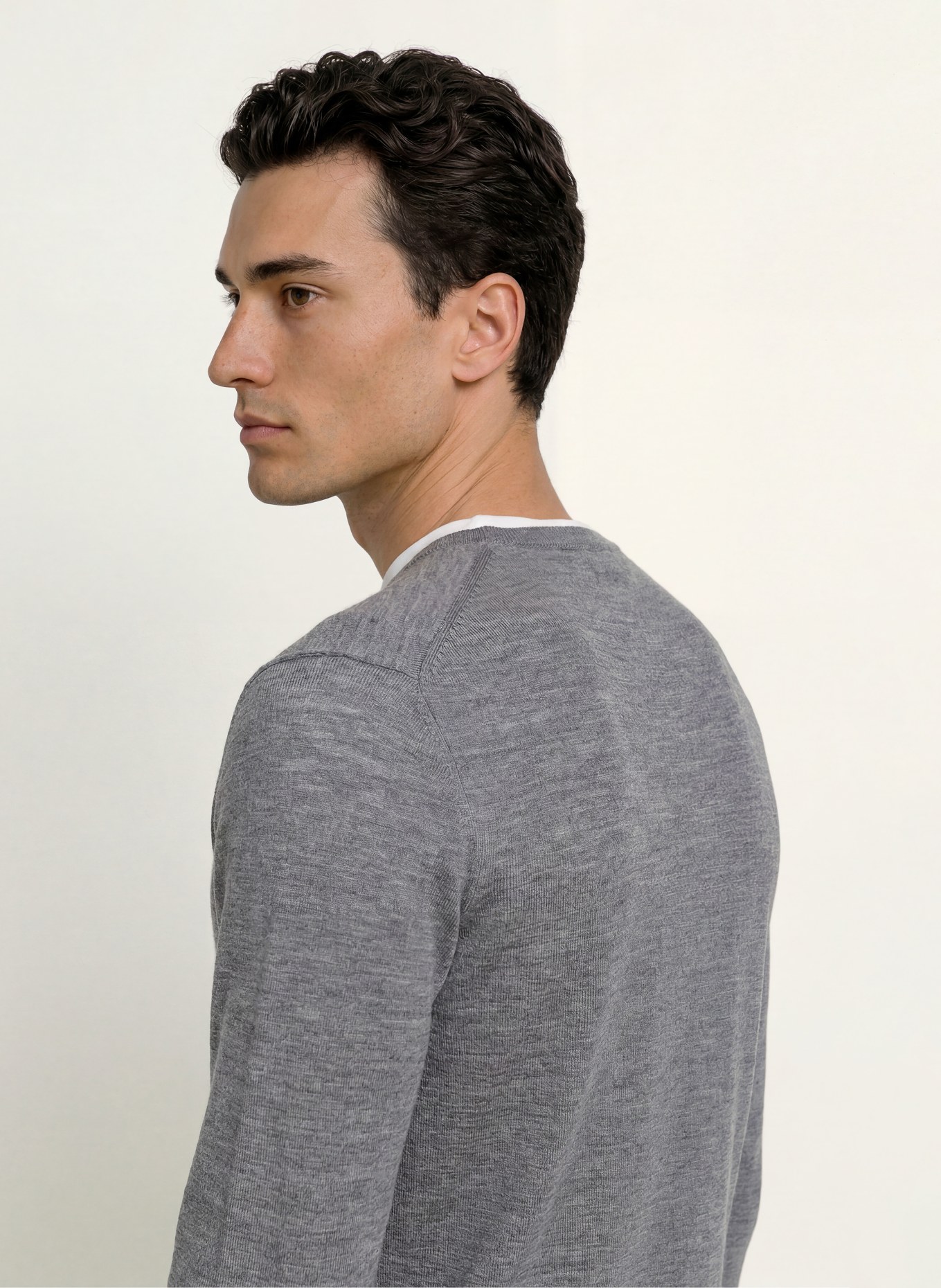 HACKETT LONDON Sweter z wełny merynosowej: SZARY