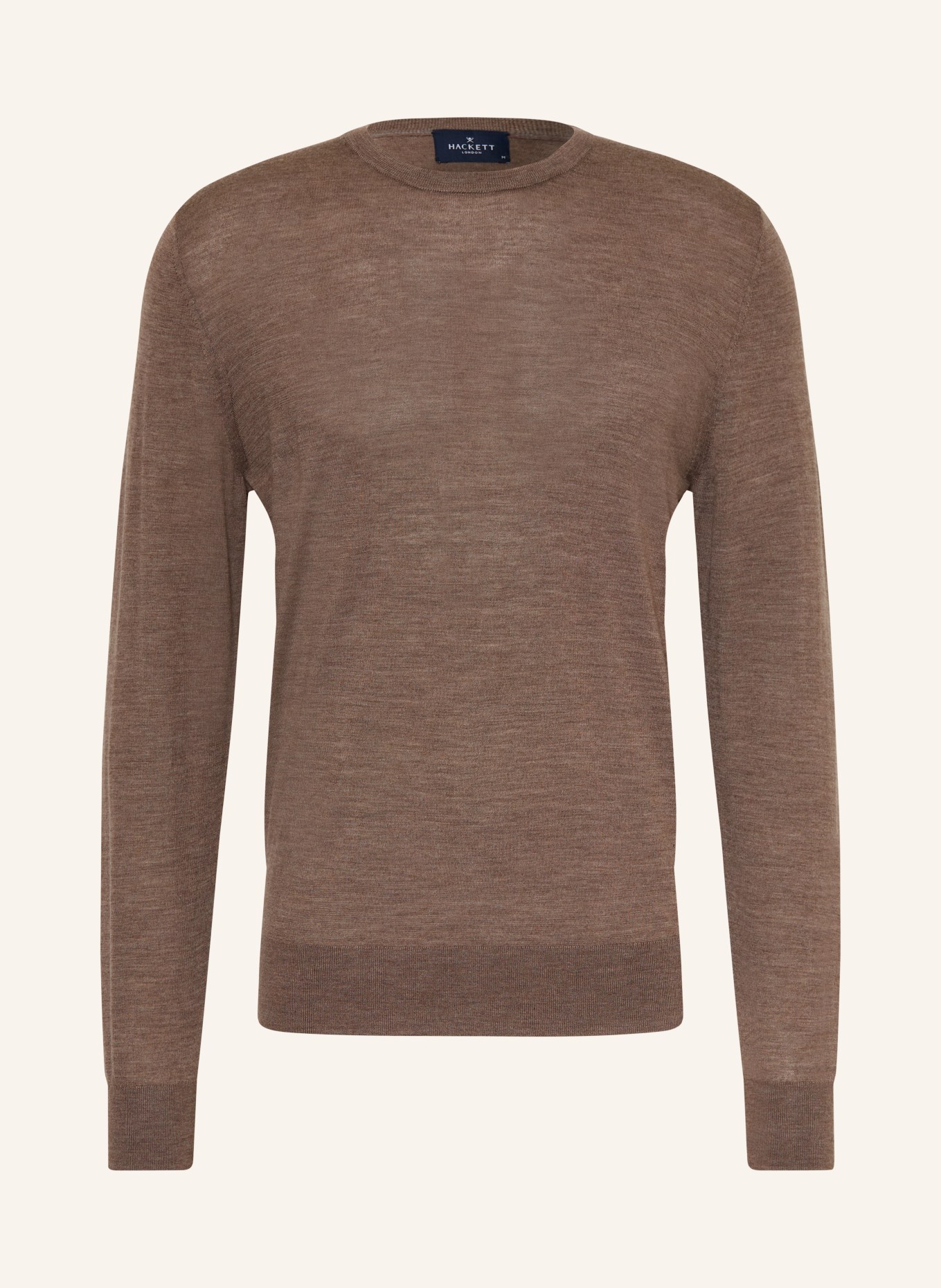 HACKETT LONDON Merino wool sweaters: BROWN