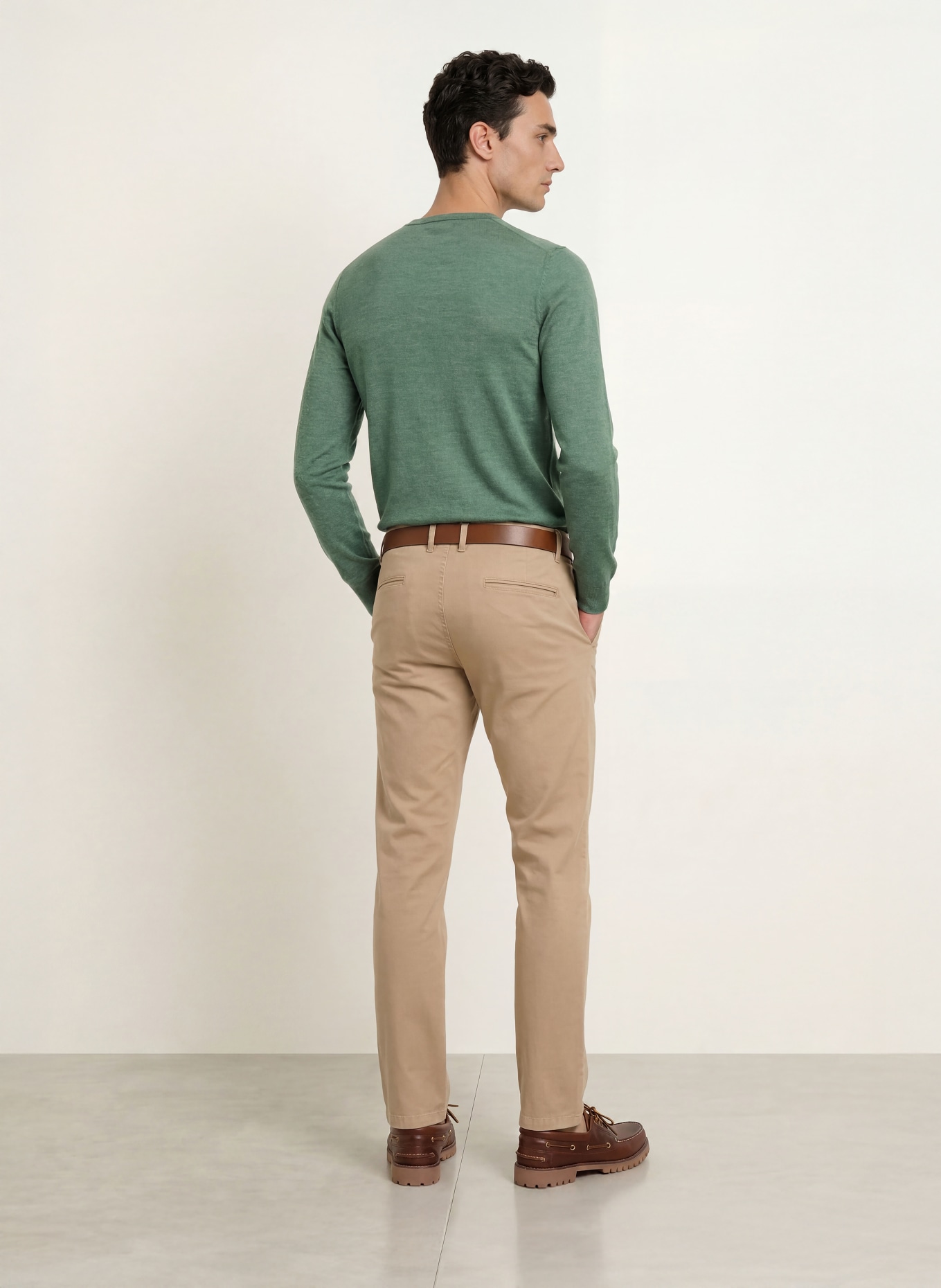 HACKETT LONDON Trui van merinowol: GROEN