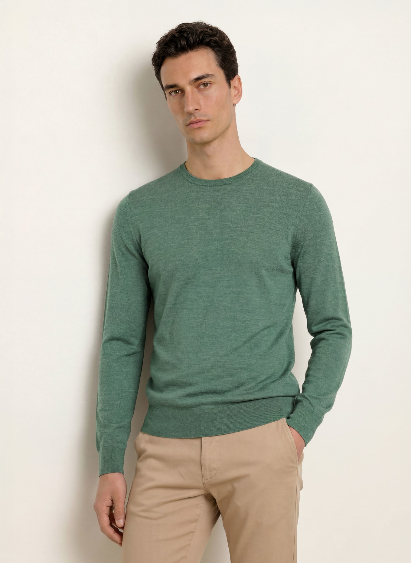 HACKETT LONDON Trui van merinowol: GROEN
