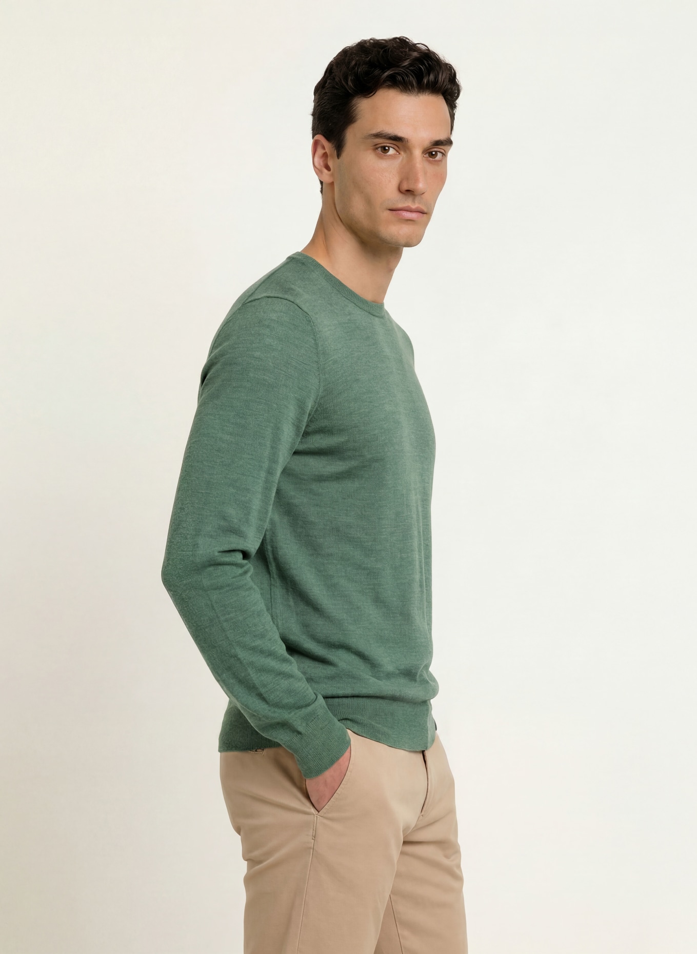 HACKETT LONDON Trui van merinowol: GROEN