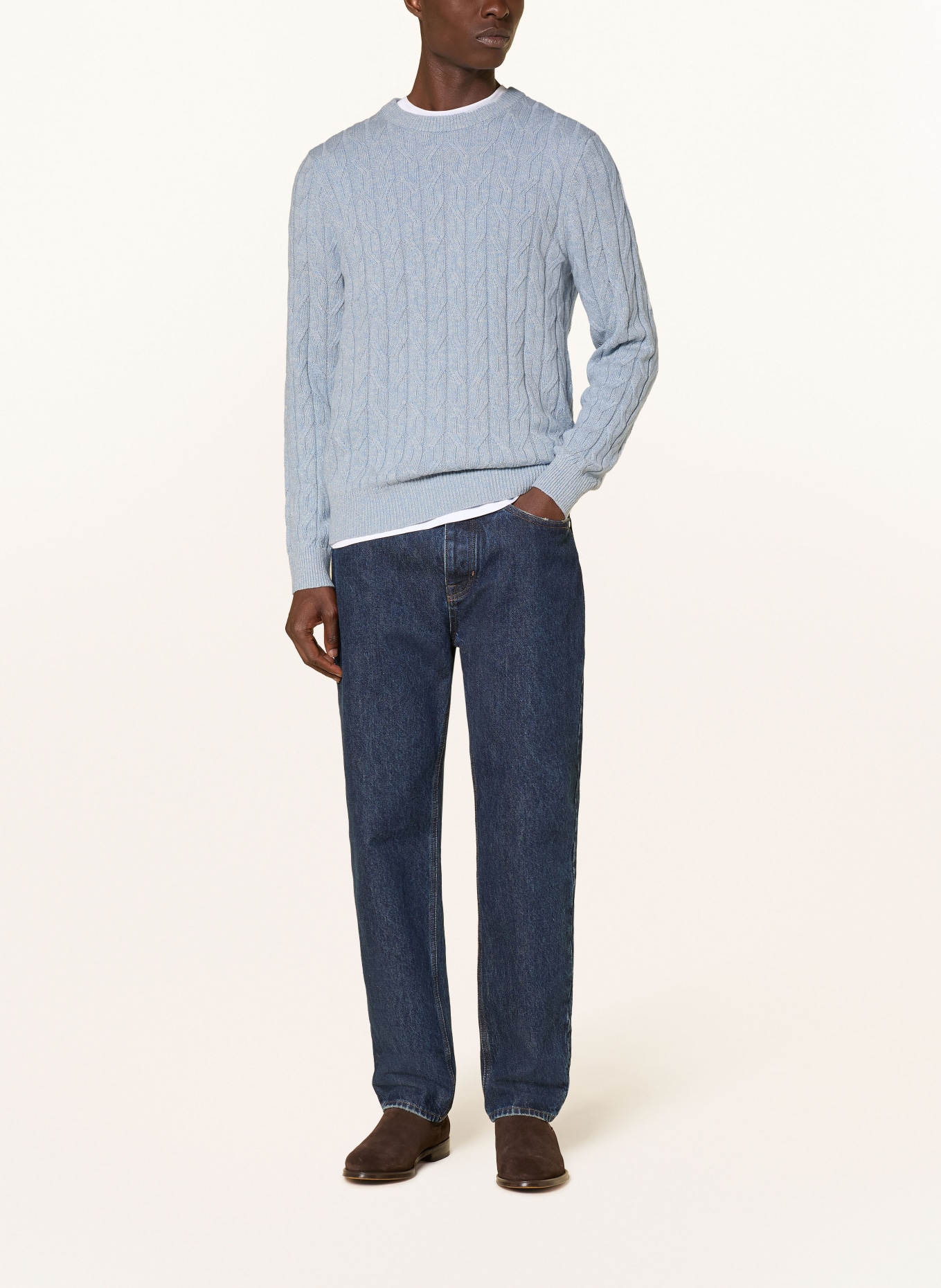 HACKETT LONDON Svetry: ČERNOŠEDÁ