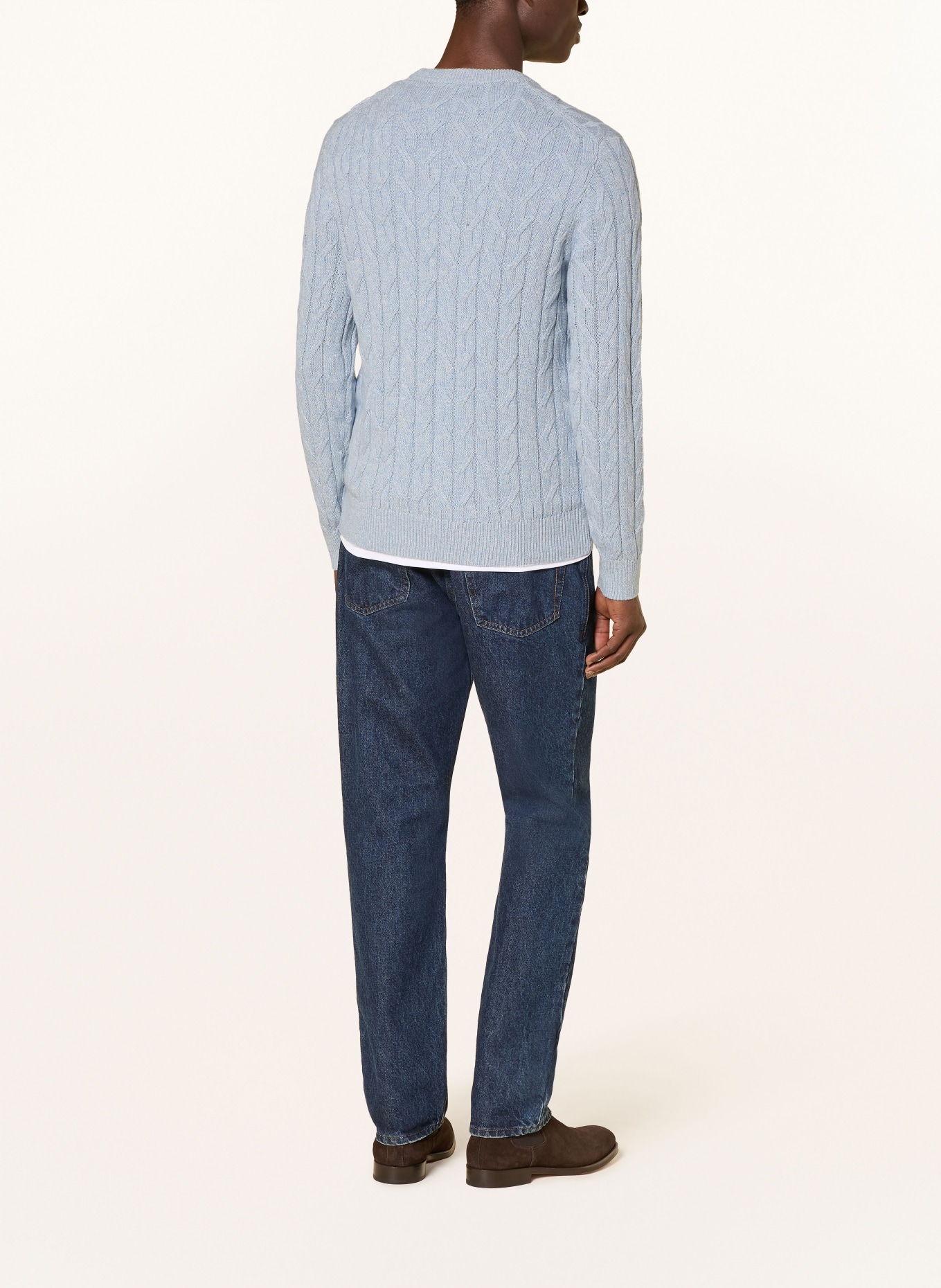 HACKETT LONDON Svetry: ČERNOŠEDÁ