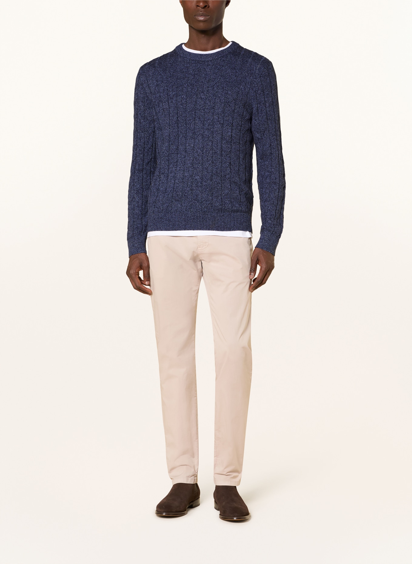 HACKETT LONDON Svetry: ČERNOŠEDÁ