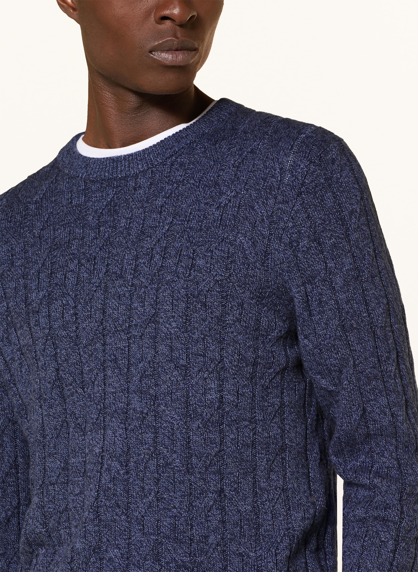 HACKETT LONDON Svetry: ČERNOŠEDÁ