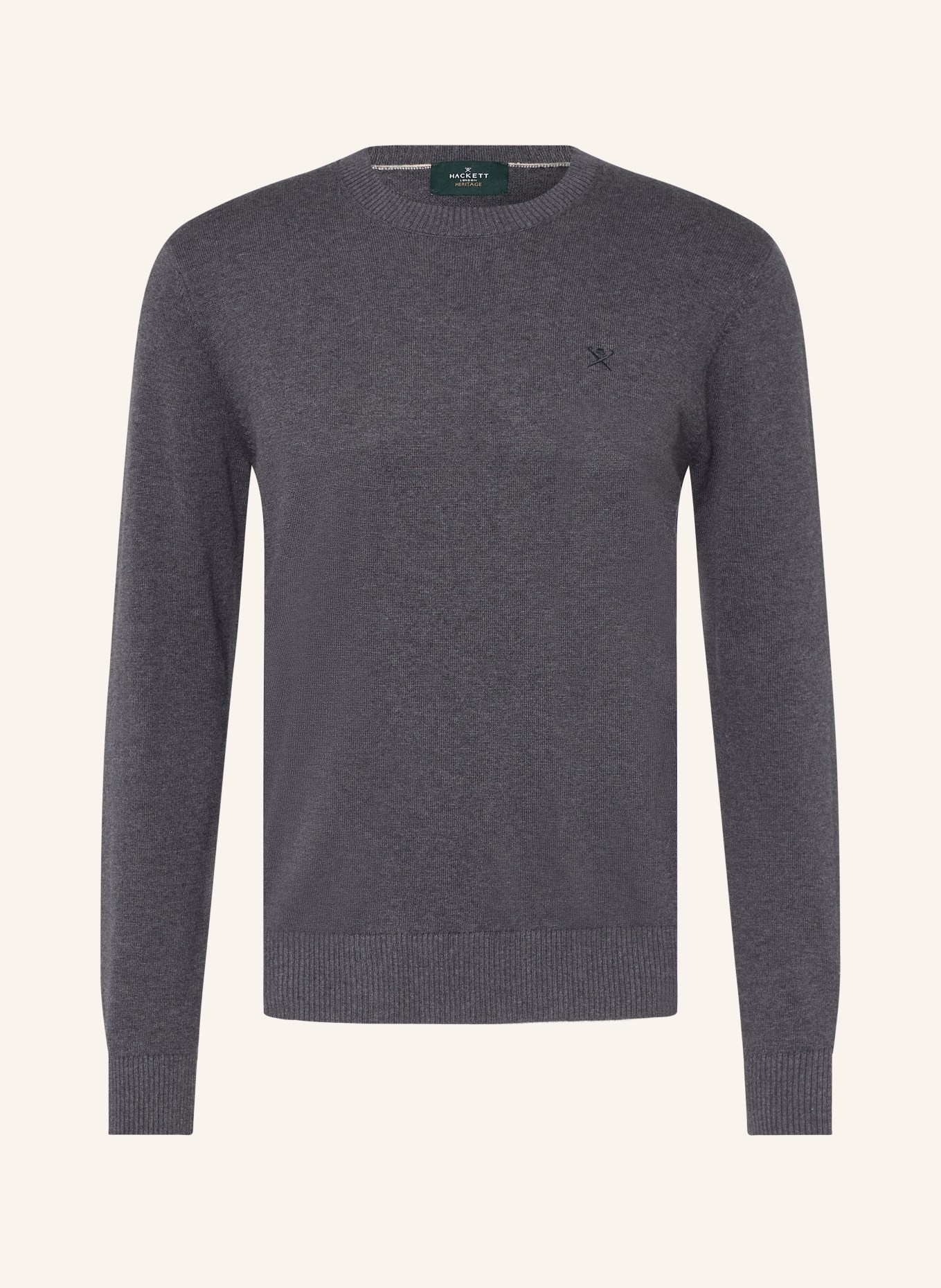 HACKETT LONDON Sweter: CZIEMNOSZARY