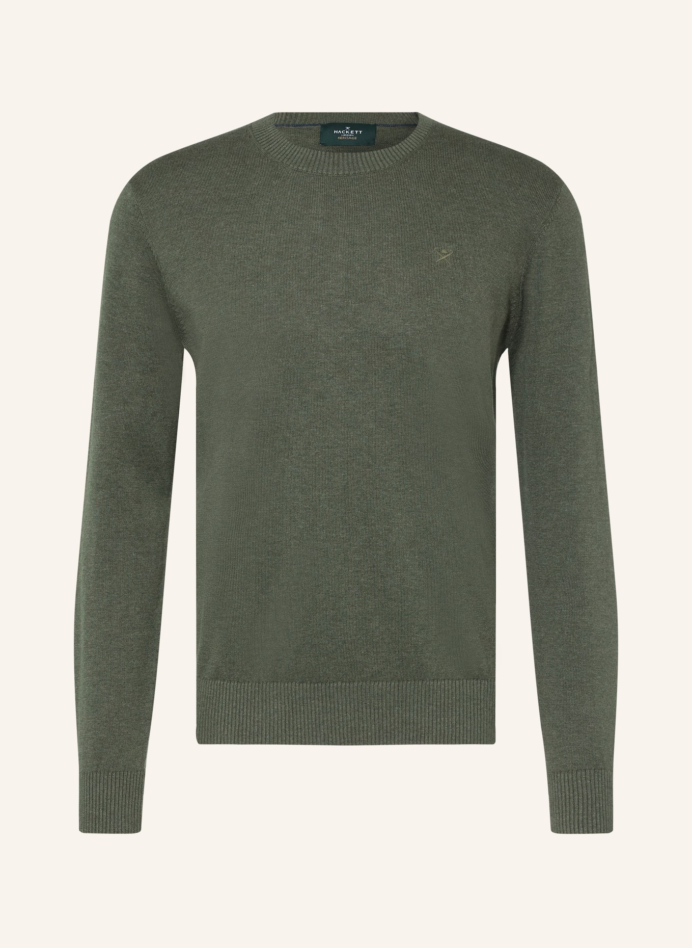 HACKETT LONDON Sweter: CIEMNOZIELONY