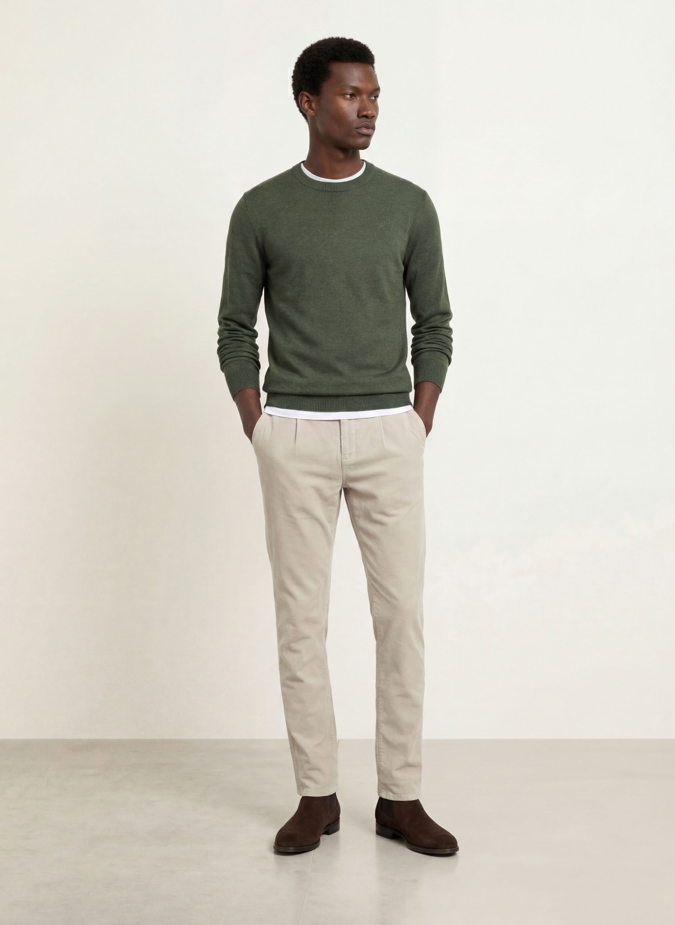 HACKETT LONDON Sweter: CIEMNOZIELONY