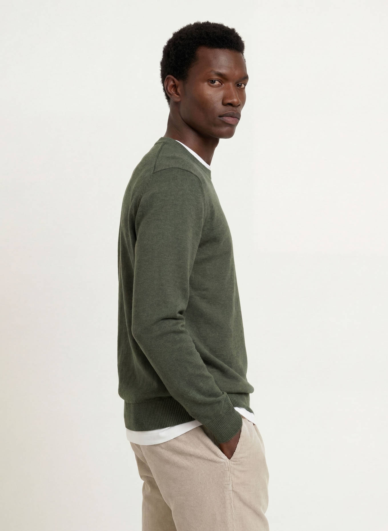 HACKETT LONDON Sweter: CIEMNOZIELONY