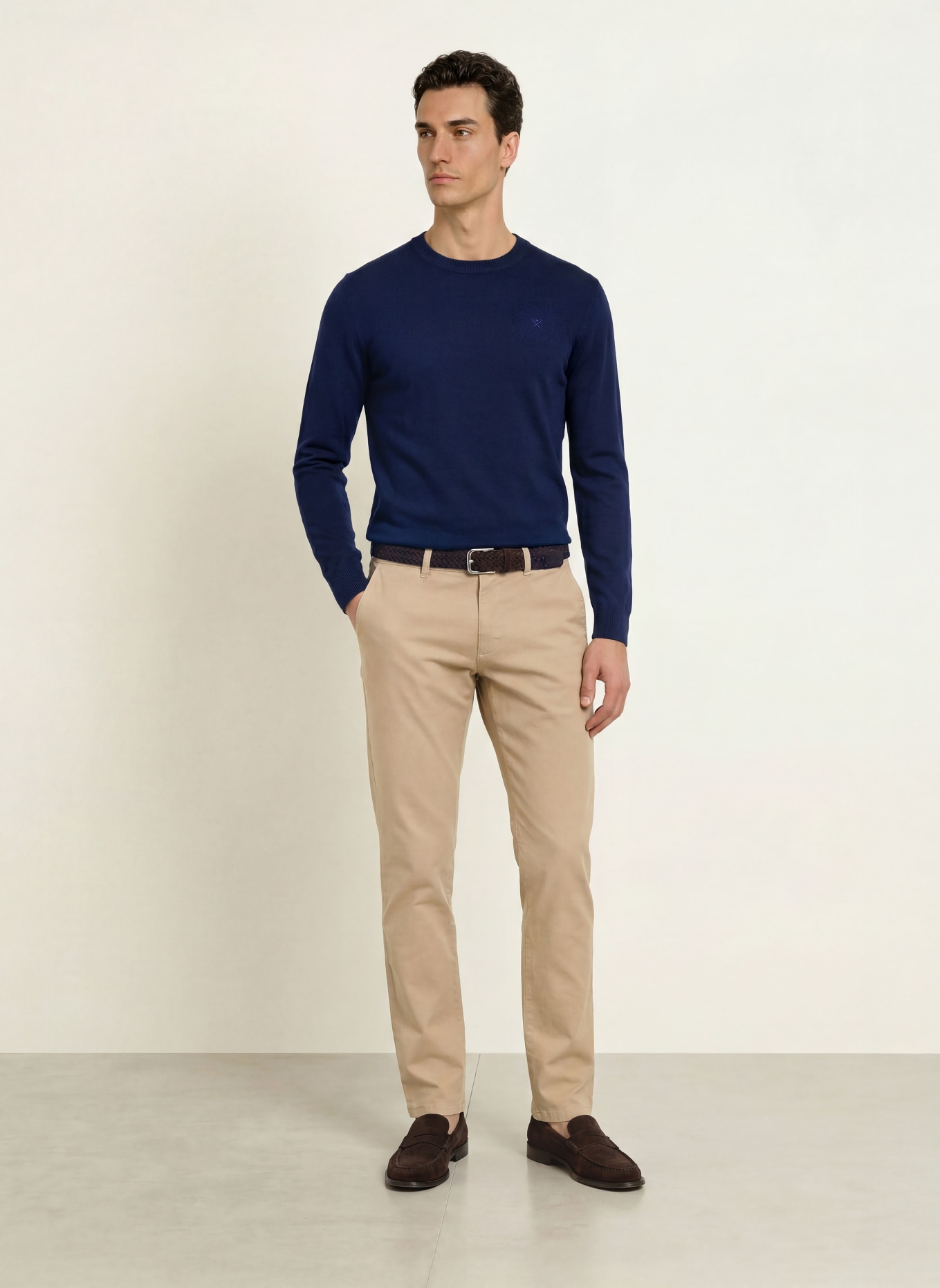 HACKETT LONDON Sweter: GRANATOWY