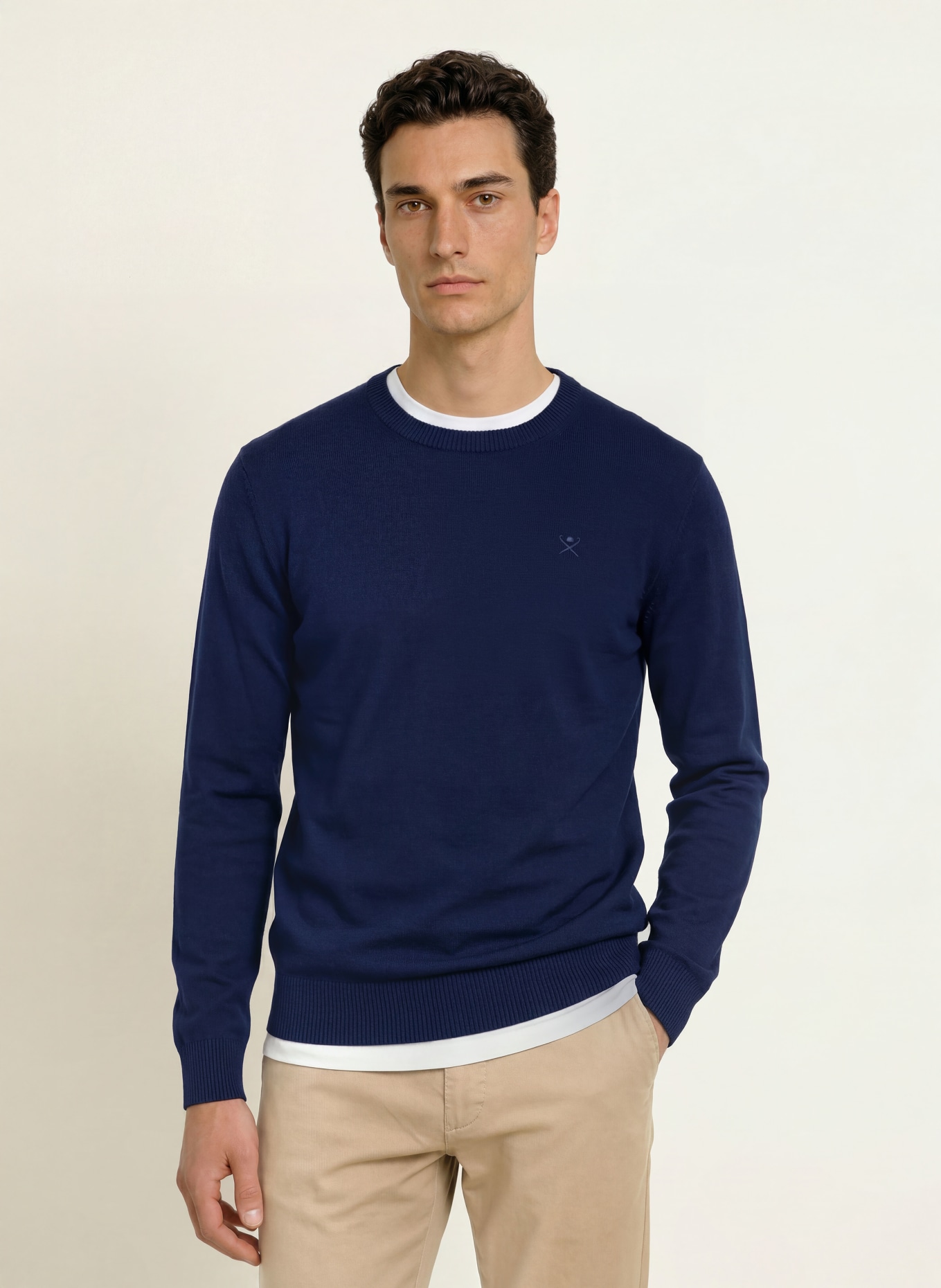 HACKETT LONDON Sweter: GRANATOWY