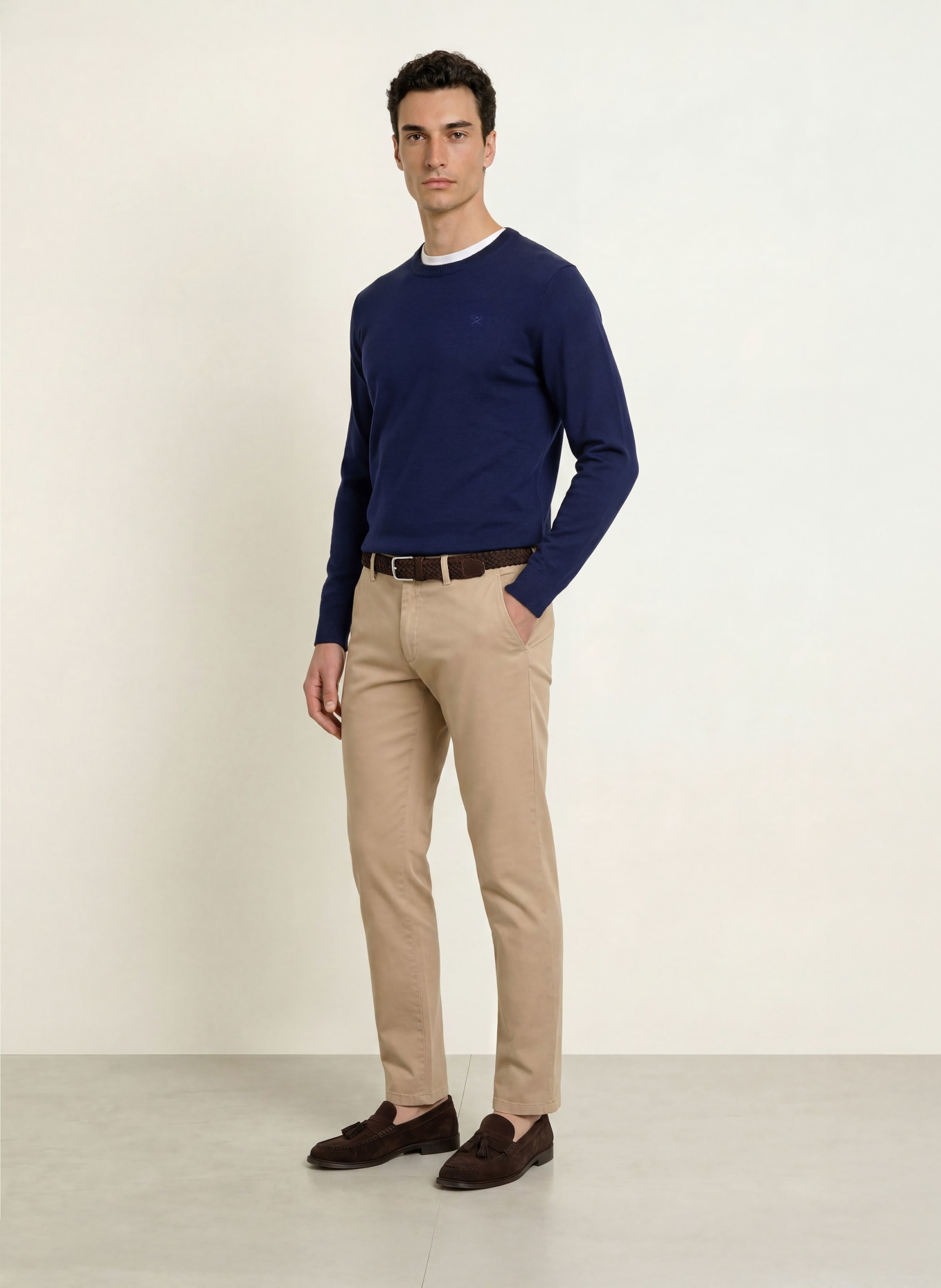 HACKETT LONDON Sweter: GRANATOWY