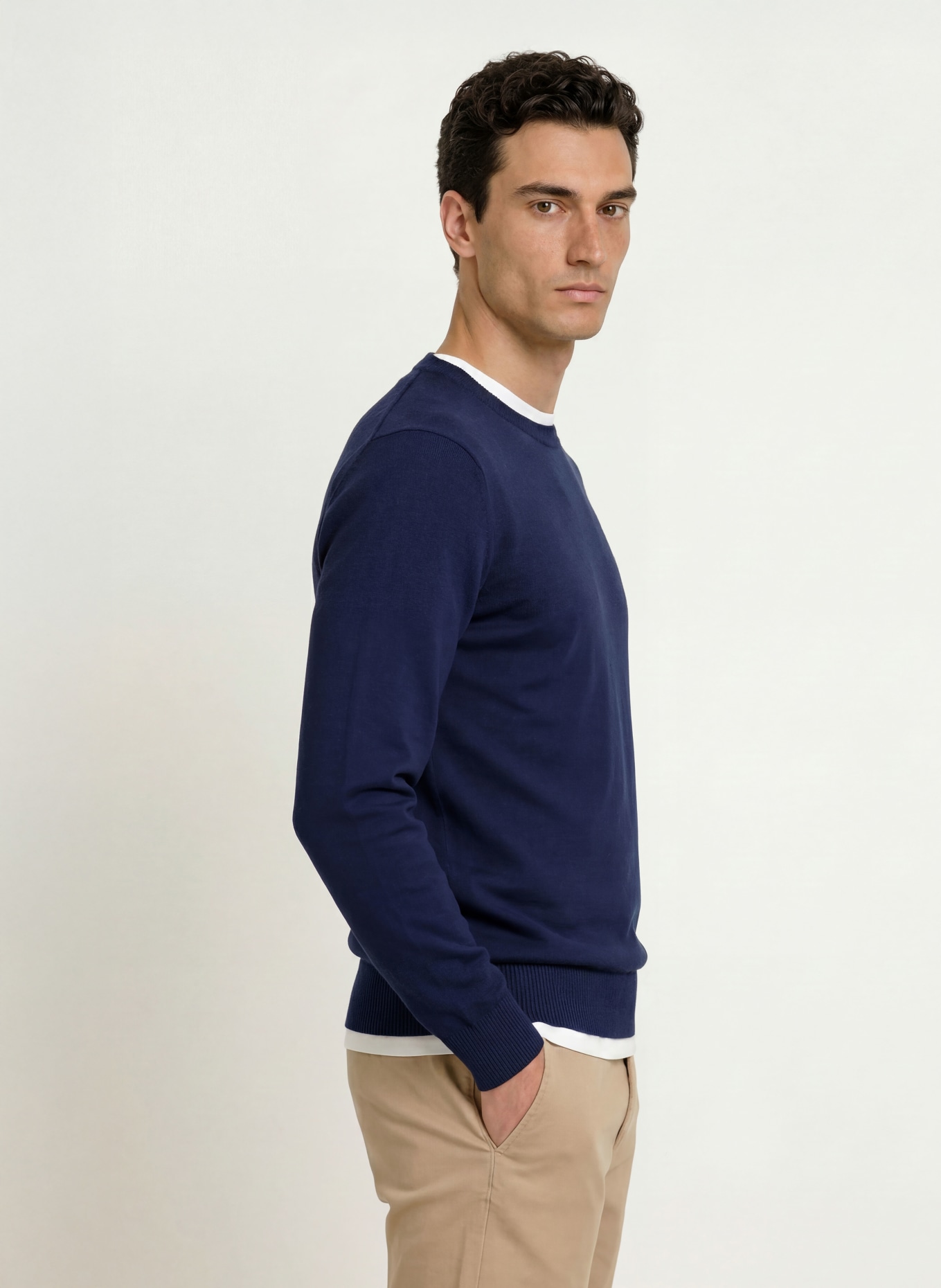 HACKETT LONDON Sweter: GRANATOWY