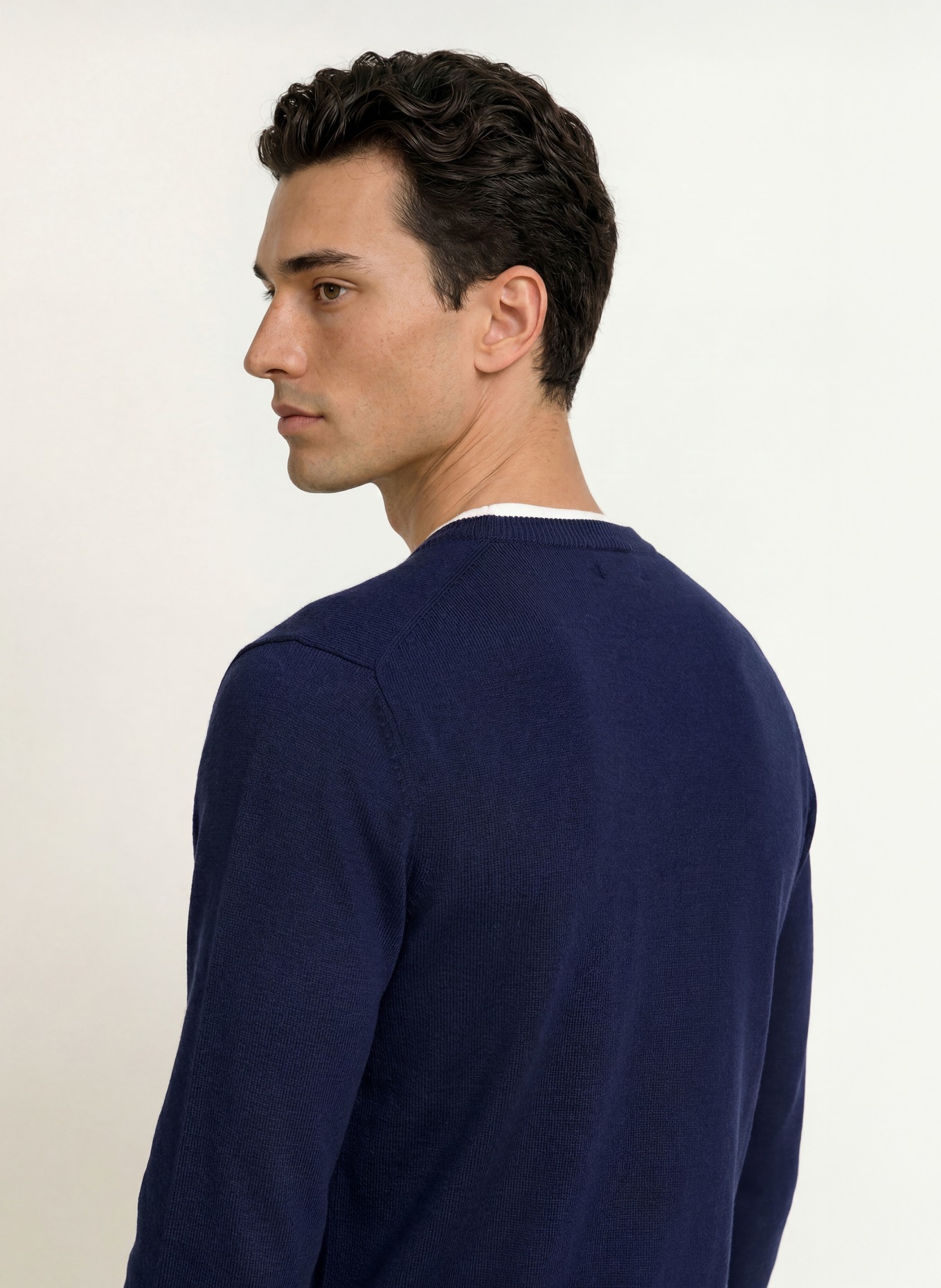 HACKETT LONDON Sweter: GRANATOWY