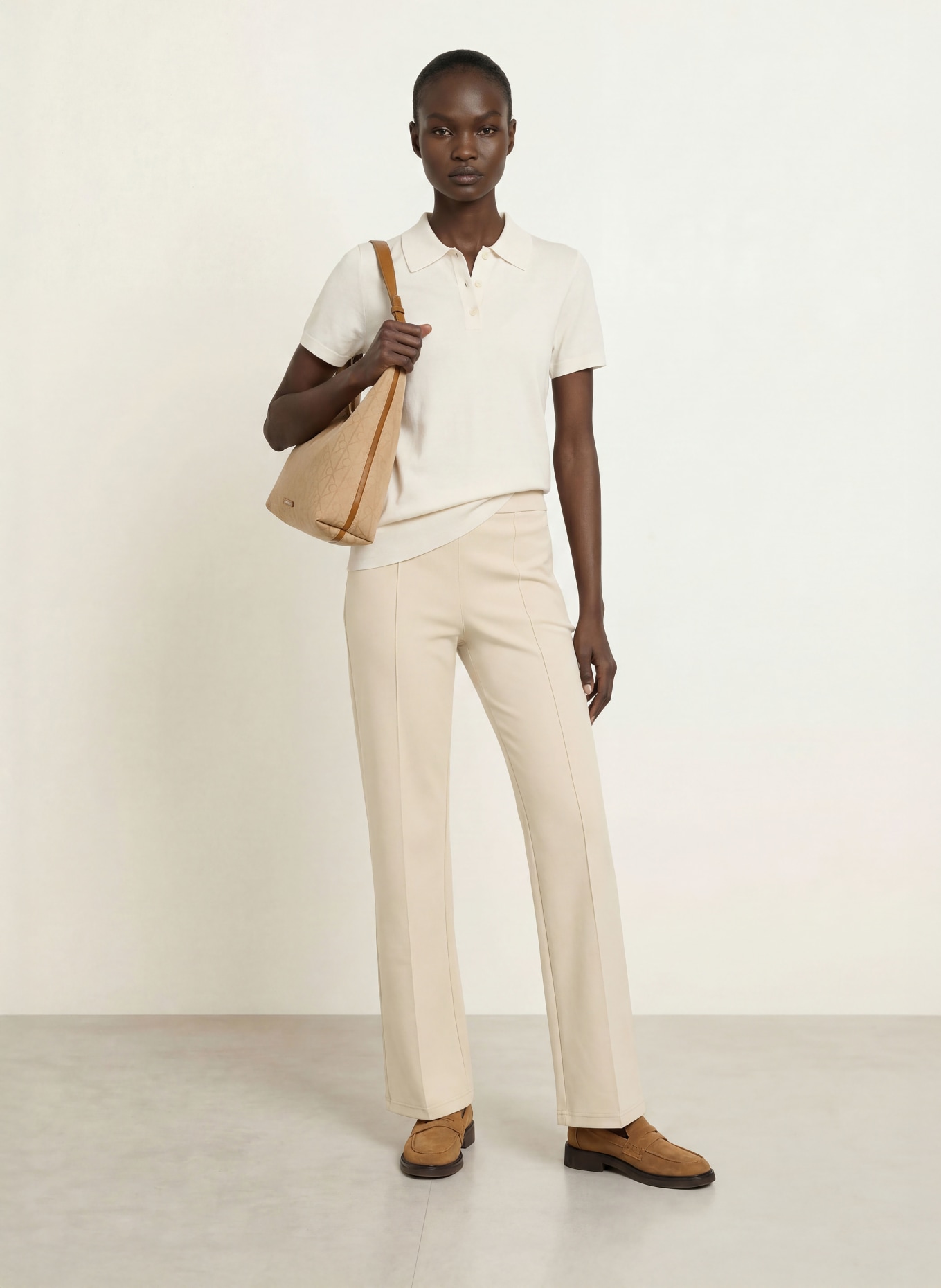 Calvin Klein Jersey pants: ECRU