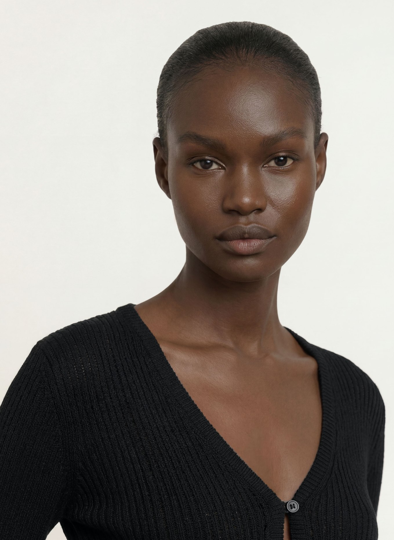 Calvin Klein Gebreid vest: ZWART