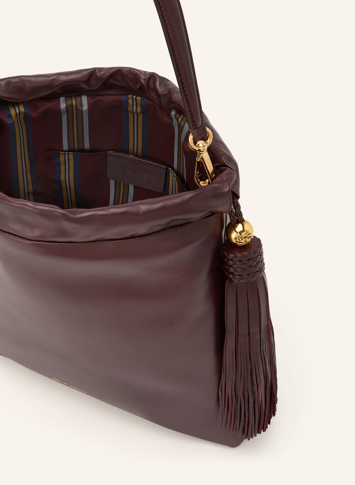 ETRO Beuteltasche MEDIUM: DUNKELBRAUN