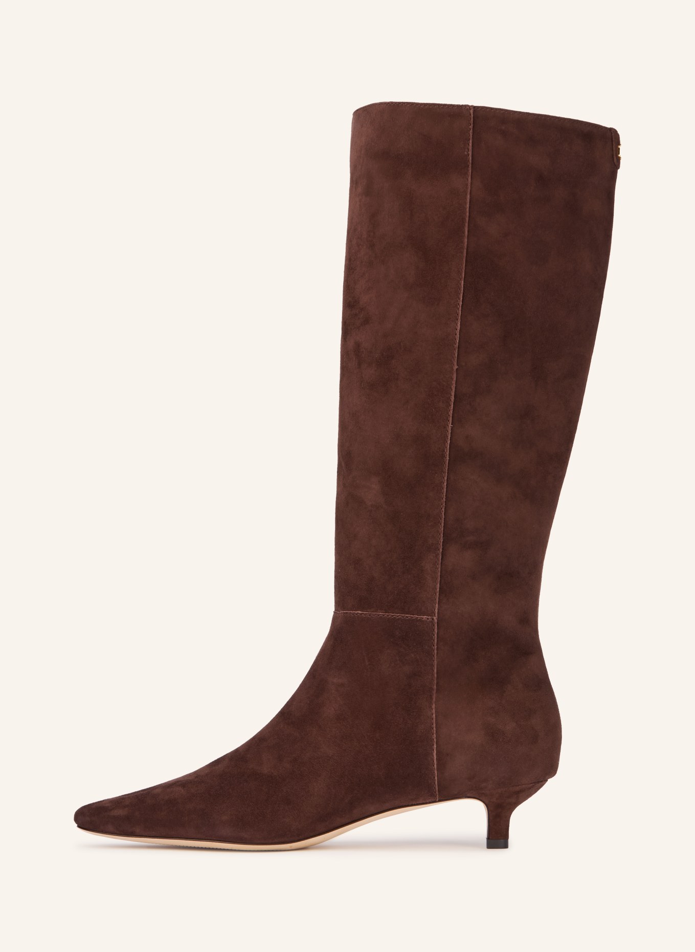 LAUREN RALPH LAUREN Laarzen FRANCESCA: MARRON FONCÉ / GOUD