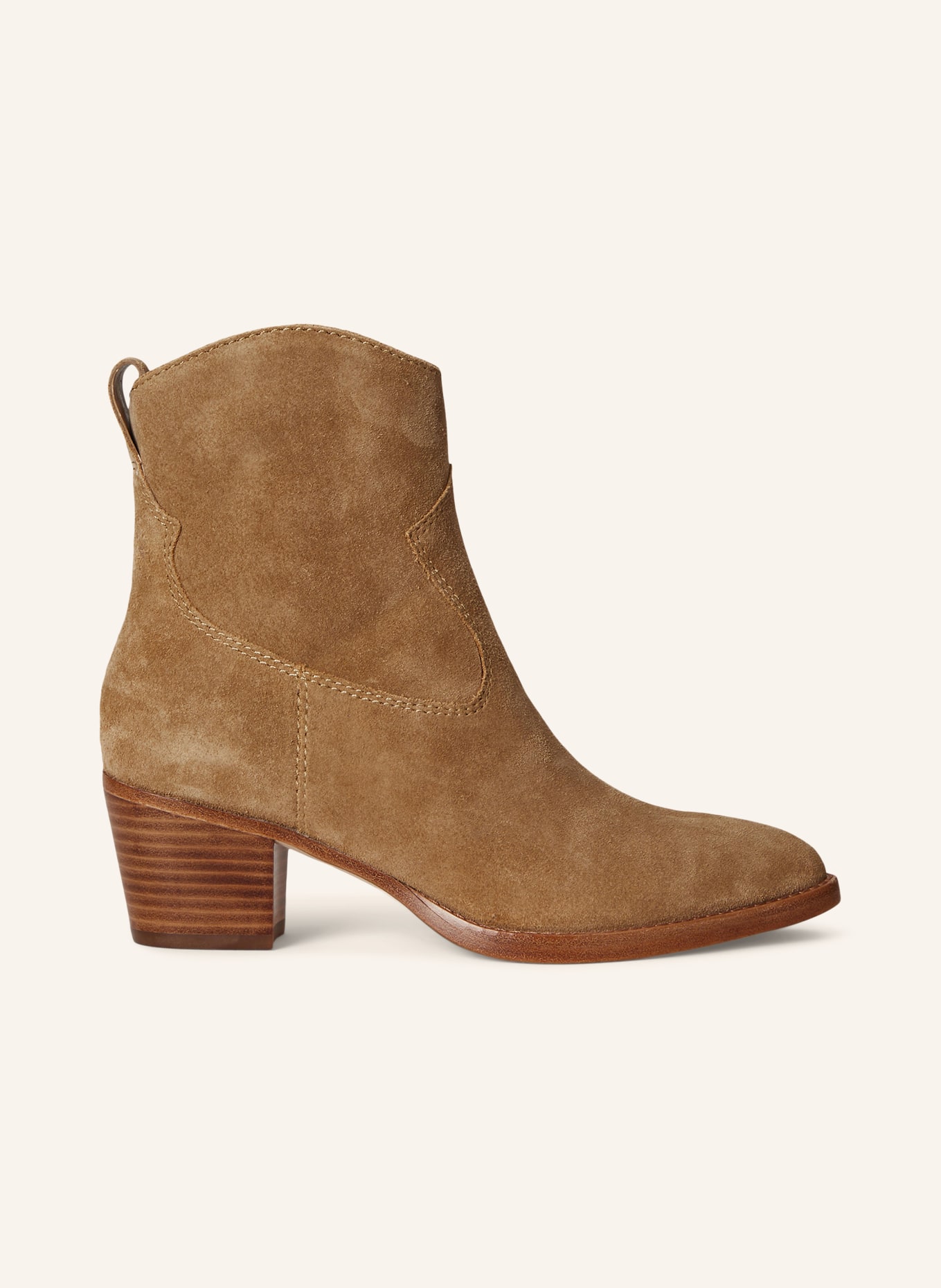 LAUREN RALPH LAUREN Kovbojské boty HARPHER: VELBLOUDÍ