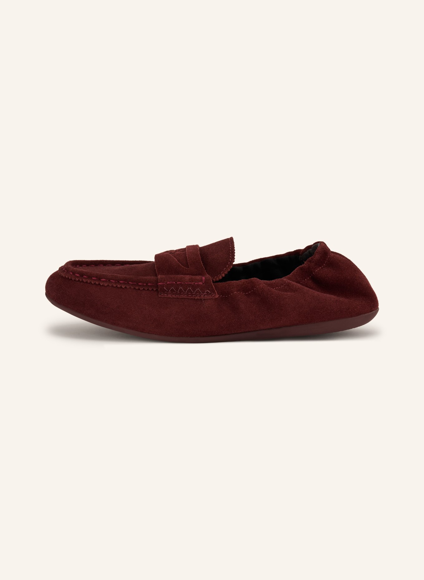 HUGO MYSTIE Moccasins: DARK RED