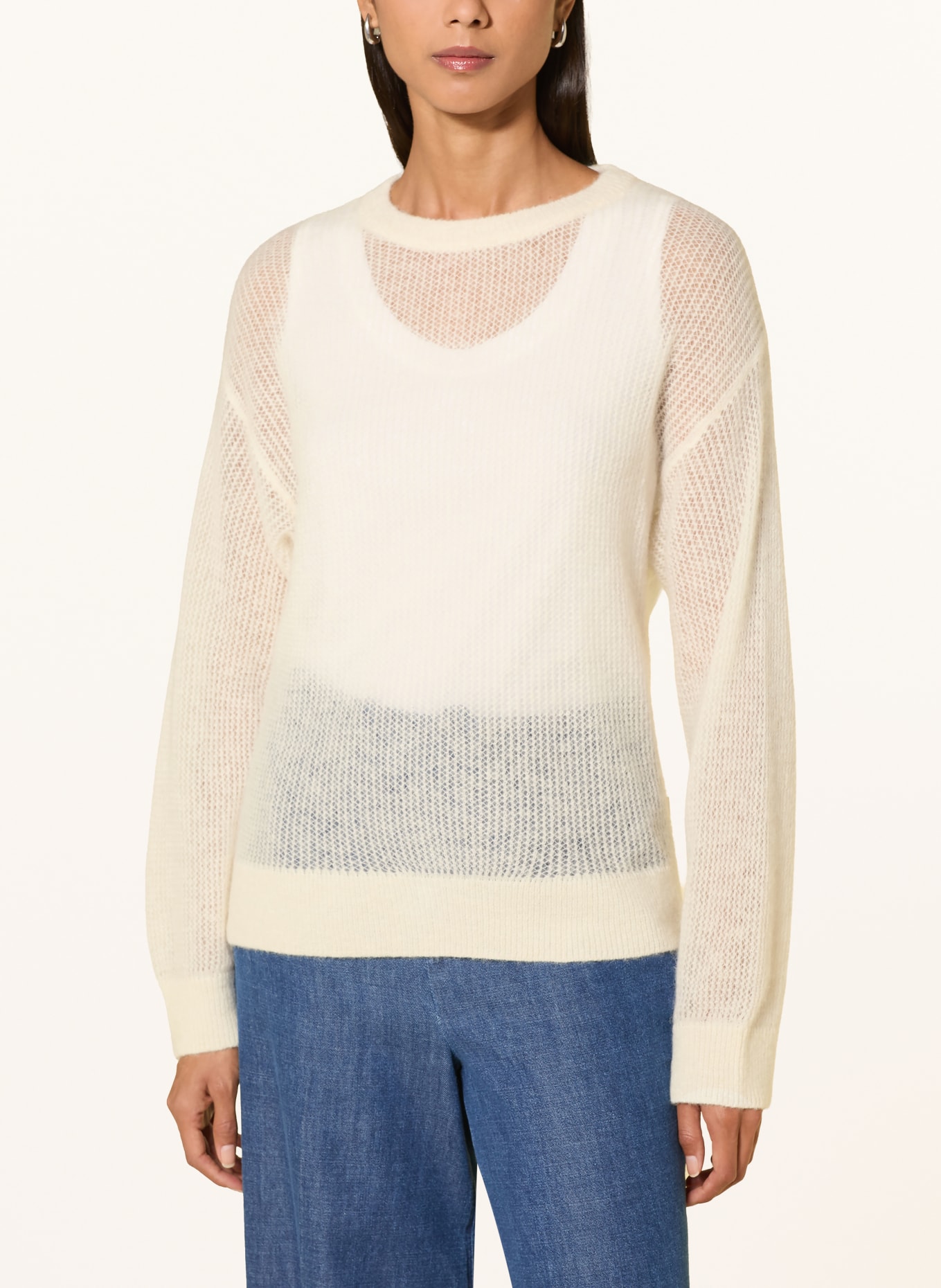 MAERZ MUENCHEN Pull en alpaga: CRÈME