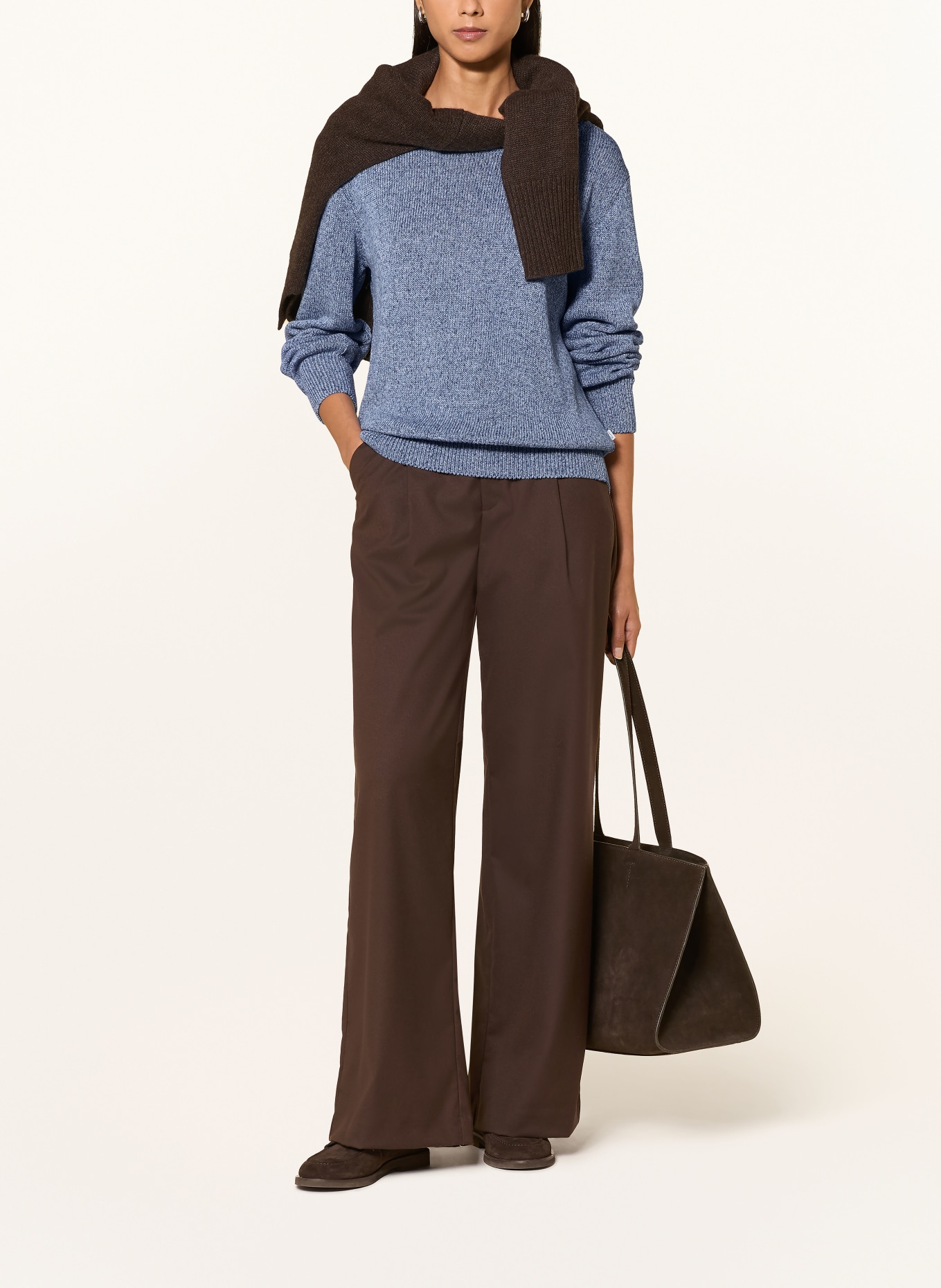 MAERZ MUENCHEN Pull: BLEU GRIS / BLEU CLAIR / BLEU FONCÉ