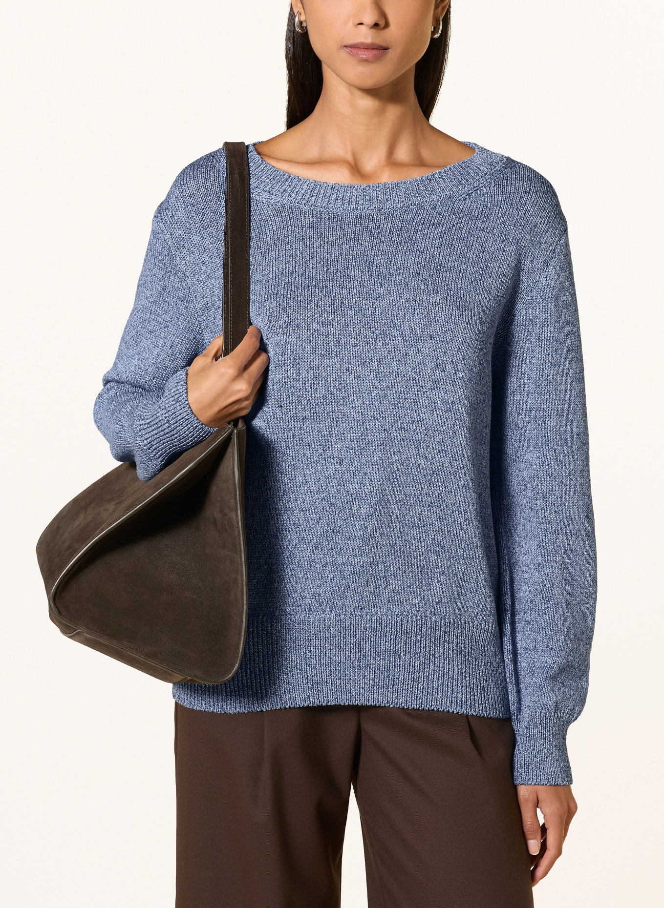 MAERZ MUENCHEN Pull: BLEU GRIS / BLEU CLAIR / BLEU FONCÉ