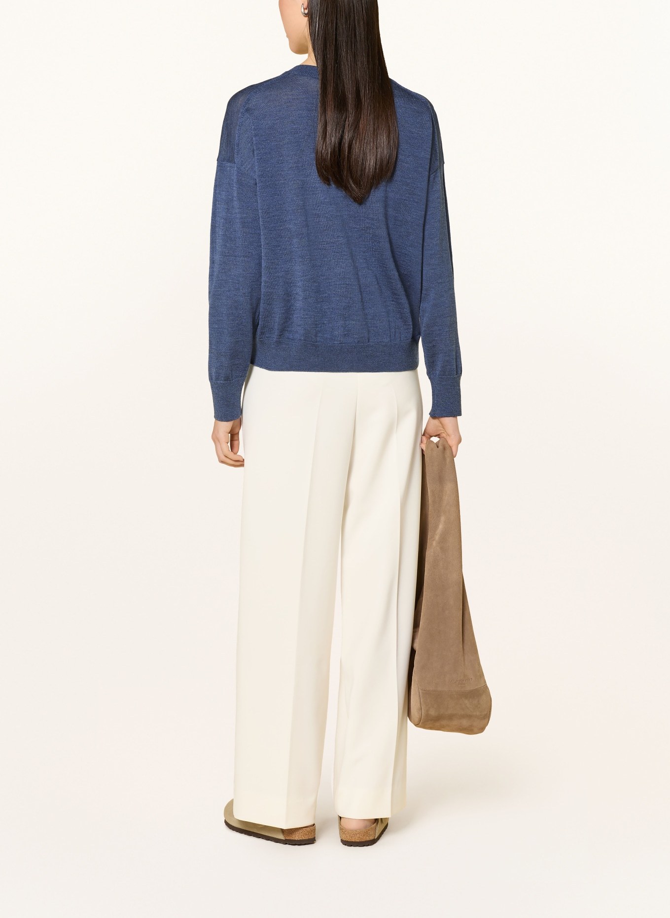 MAERZ MUENCHEN Strickjacke: BLAU