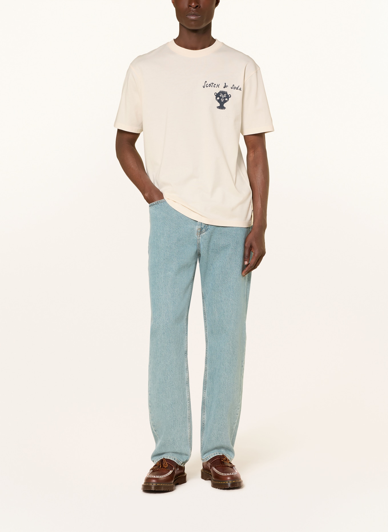 SCOTCH & SODA T-shirt: CREAM