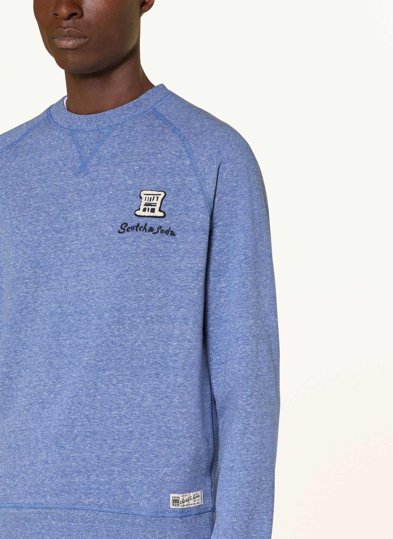 SCOTCH & SODA Sweatshirt: LIGHT BLUE
