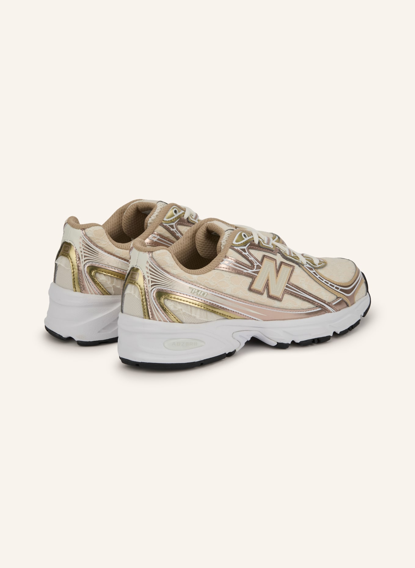 new balance Sneakersy 740: REŽNÁ / ZLATÁ / STARORŮŽOVÁ