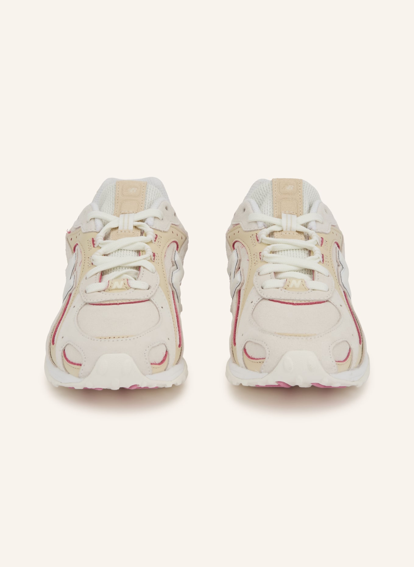 new balance Sneaker 204: CREME / BEIGE / ROT