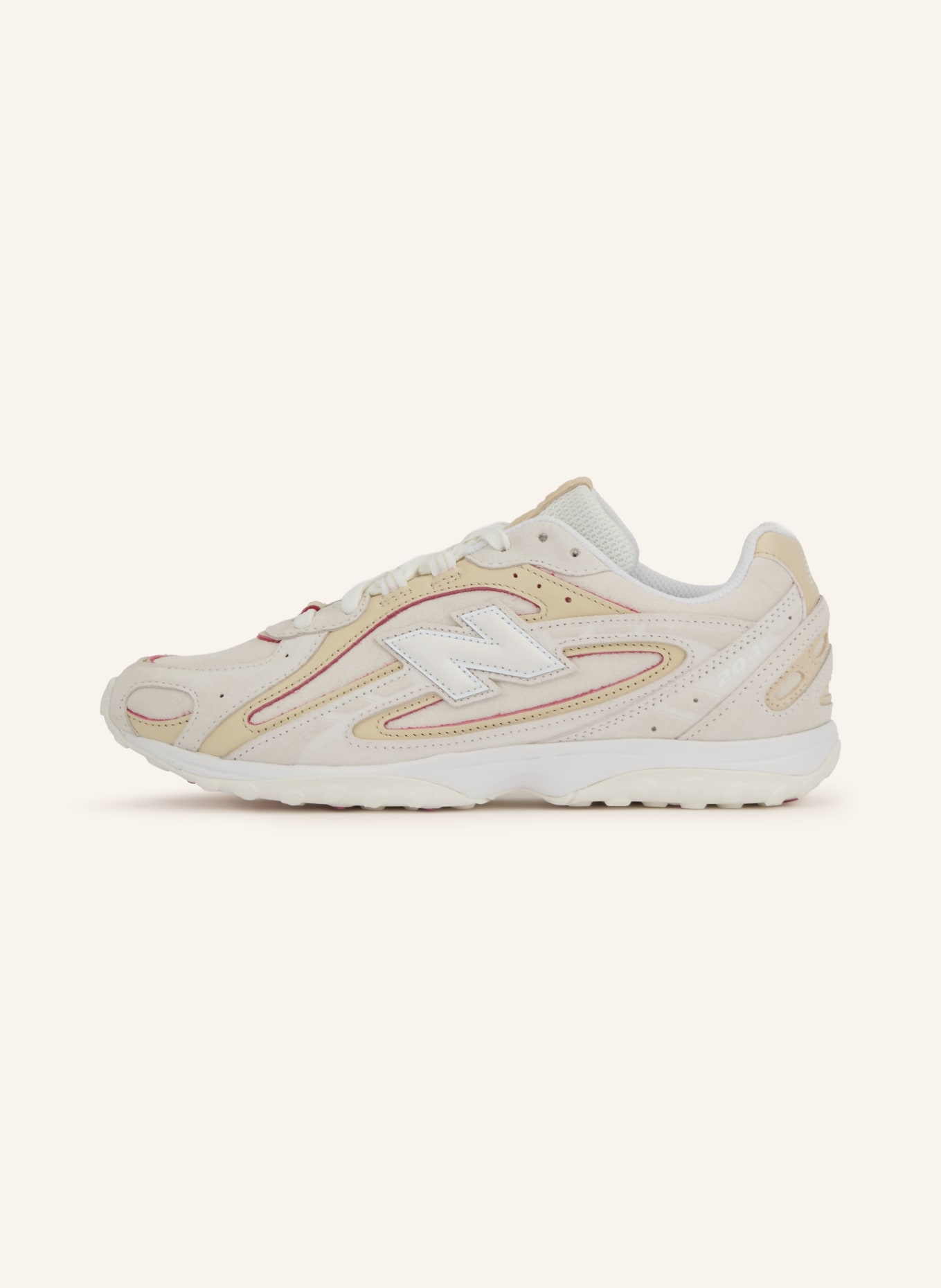 new balance Sneaker 204: CREME / BEIGE / ROT
