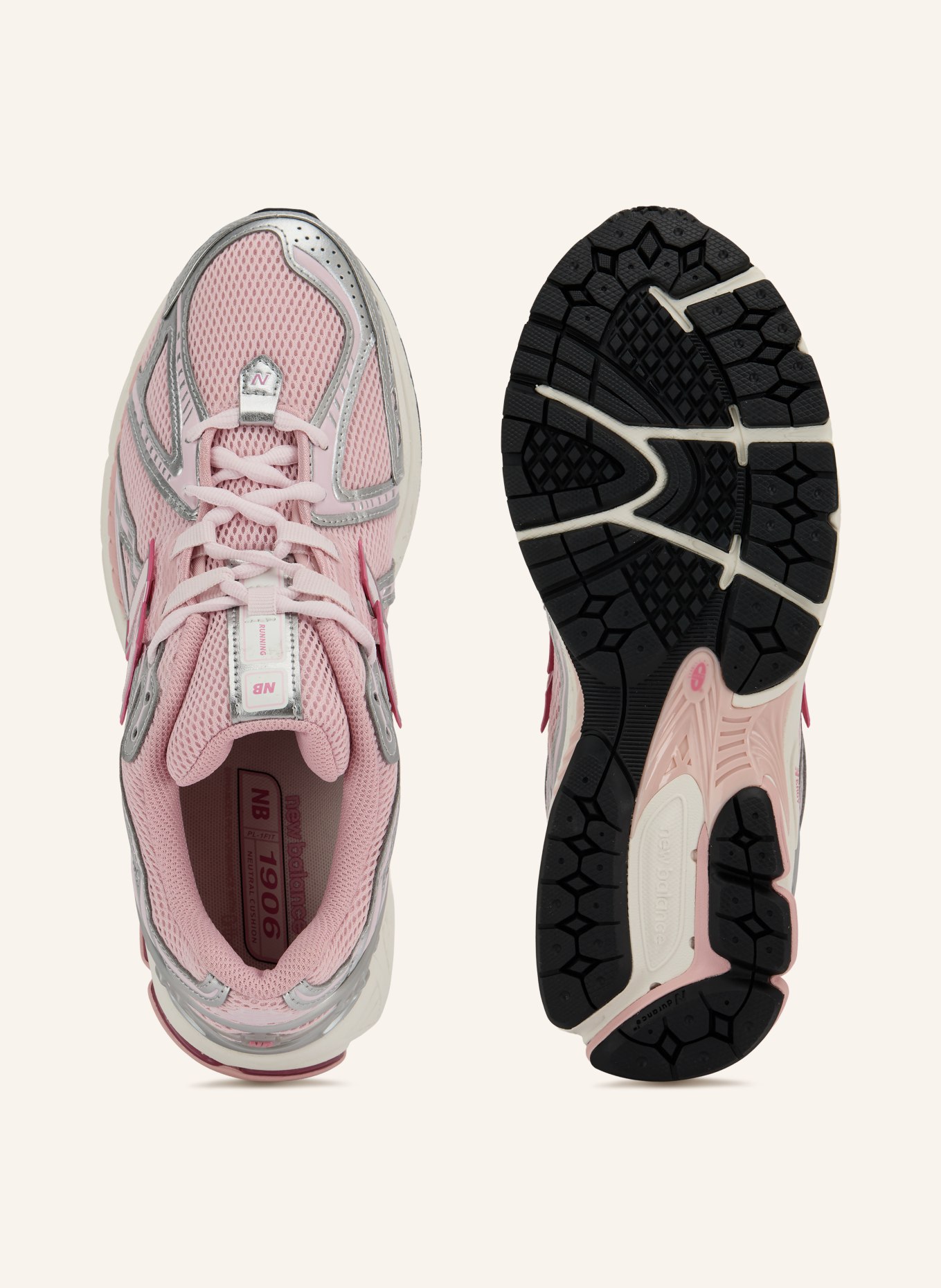 new balance Sneakersy 1906: RŮŽOVÁ / STŘÍBRNÁ